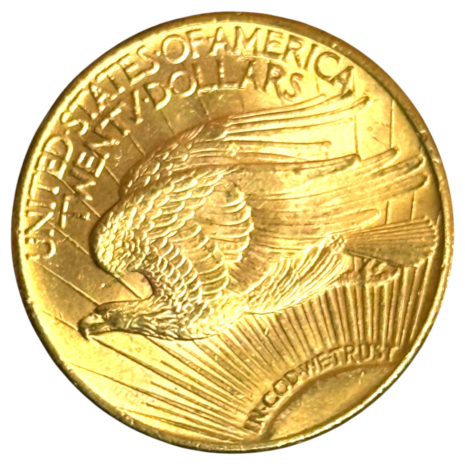 USA - 20 Dollars 1925 - Saint-Gaudens Double Eagle, With motto - Gold 900, 33.43g, 34mm - 1 1