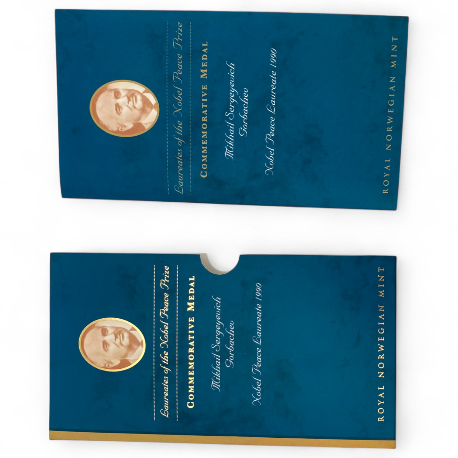 World – Lot of 3 silver medals of Nobel Prize winners, come in a dedicated and impressive box for storage – silver ... - 1 6