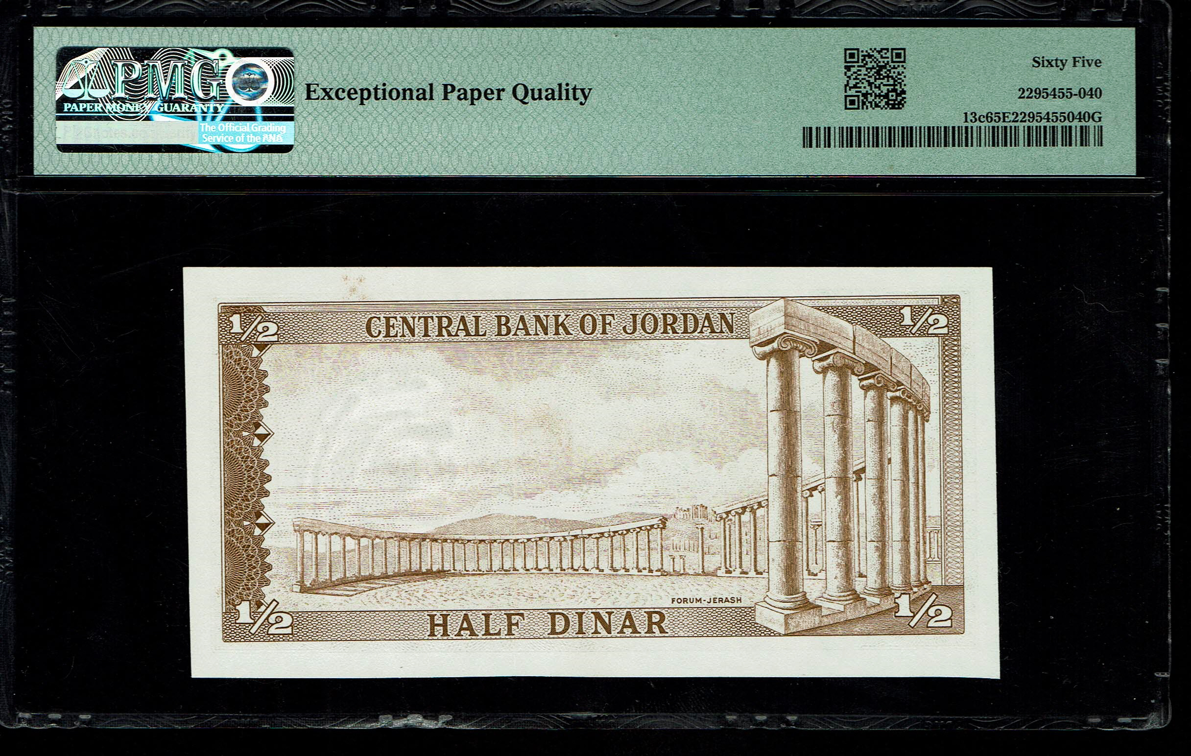 Jordan - 1/2 Dinar 1959 - PMG 65 EPQ - 1 1