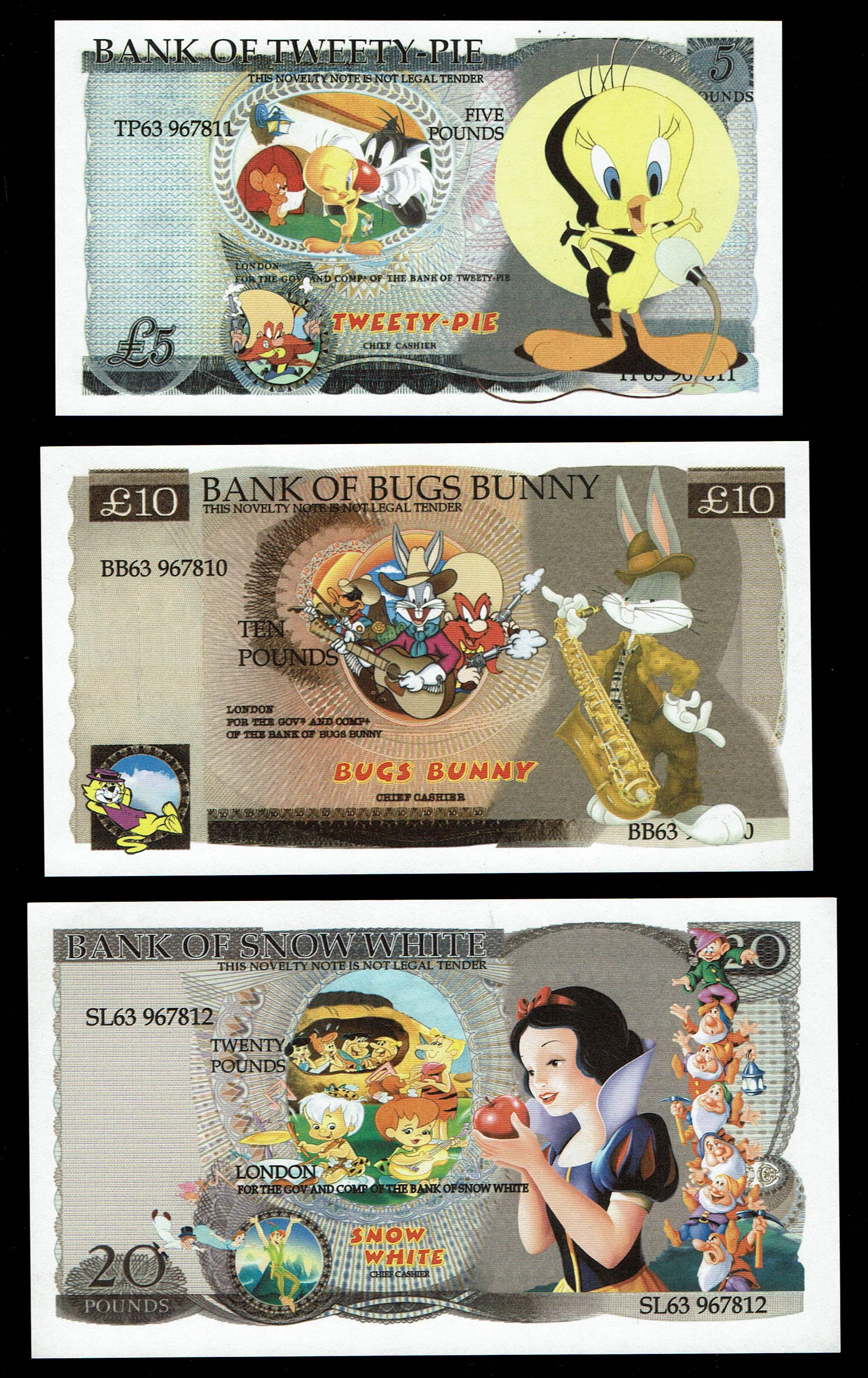 World Banknotes - Fantasy - Probably used in Disney world - 1 8