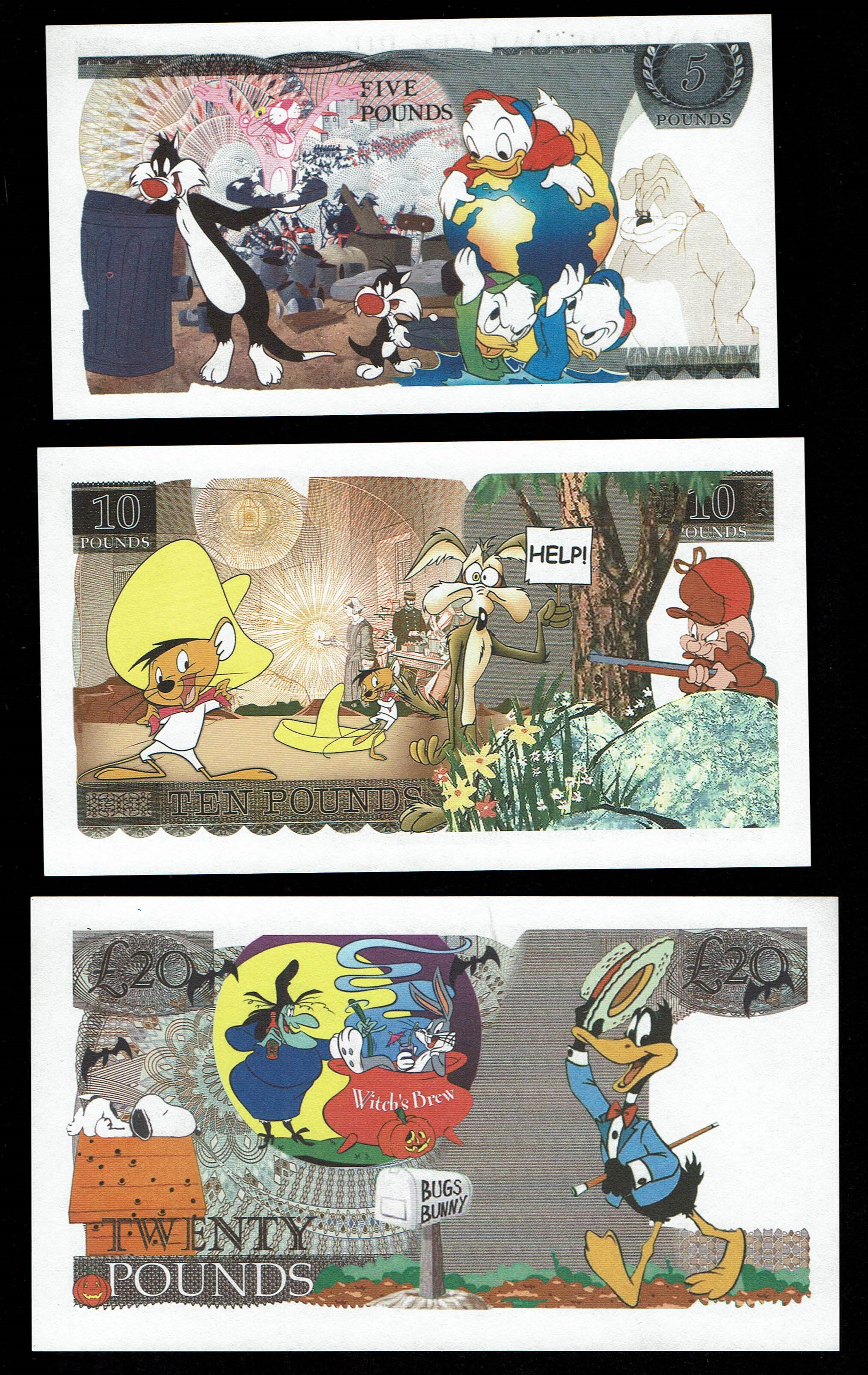 World Banknotes - Fantasy - Probably used in Disney world - 1 9