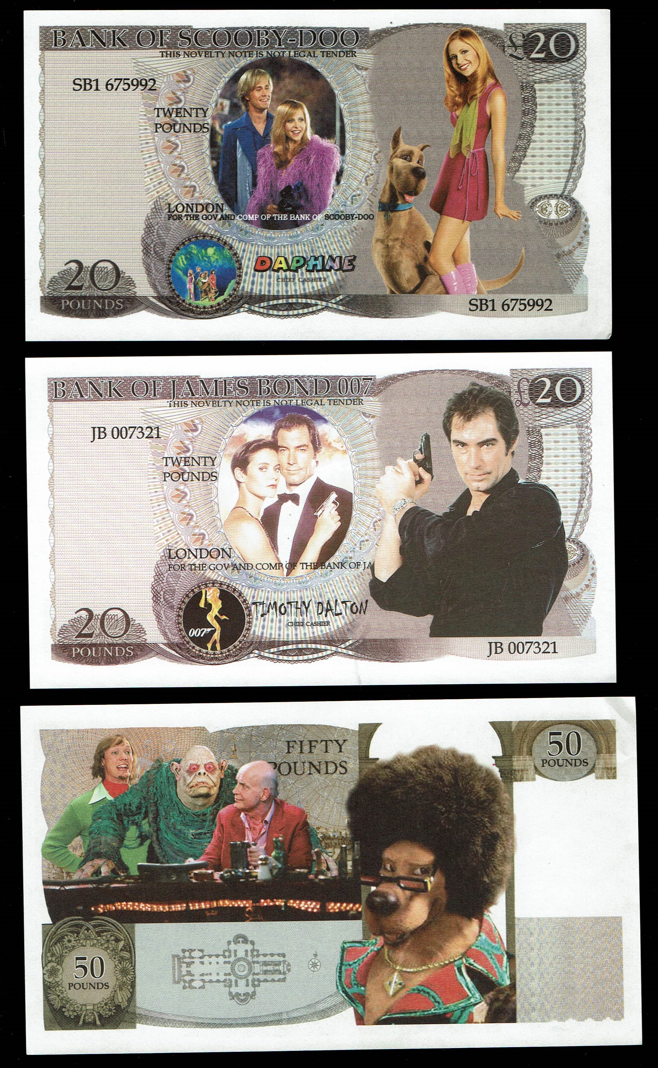 World Banknotes - Fantasy - Probably used in Disney world - 1 3