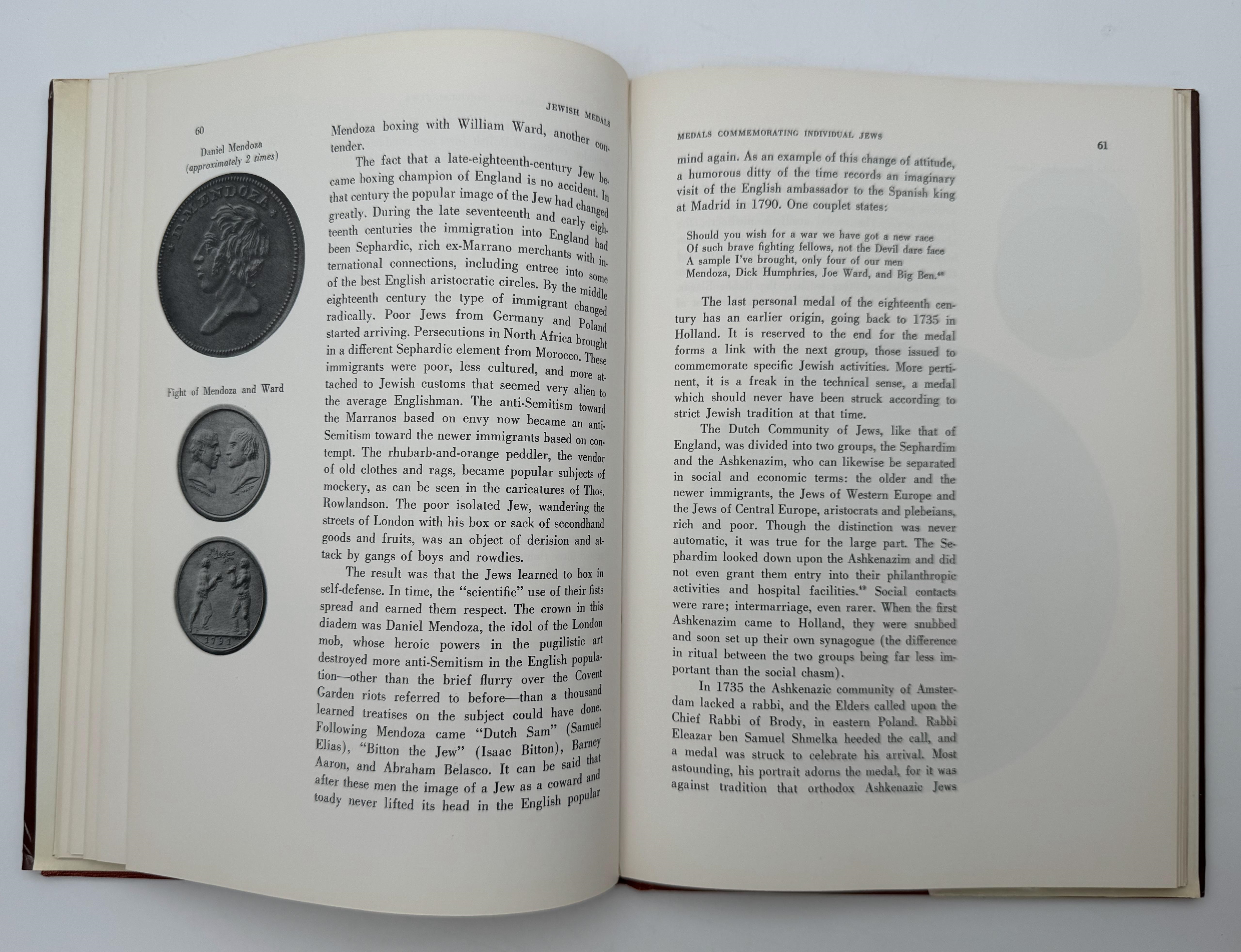 Catalogs / Numismatic Literature - Jewish Medals, on the subject of Jewish Medals from the Renaissance to the Fall ... - 1 2
