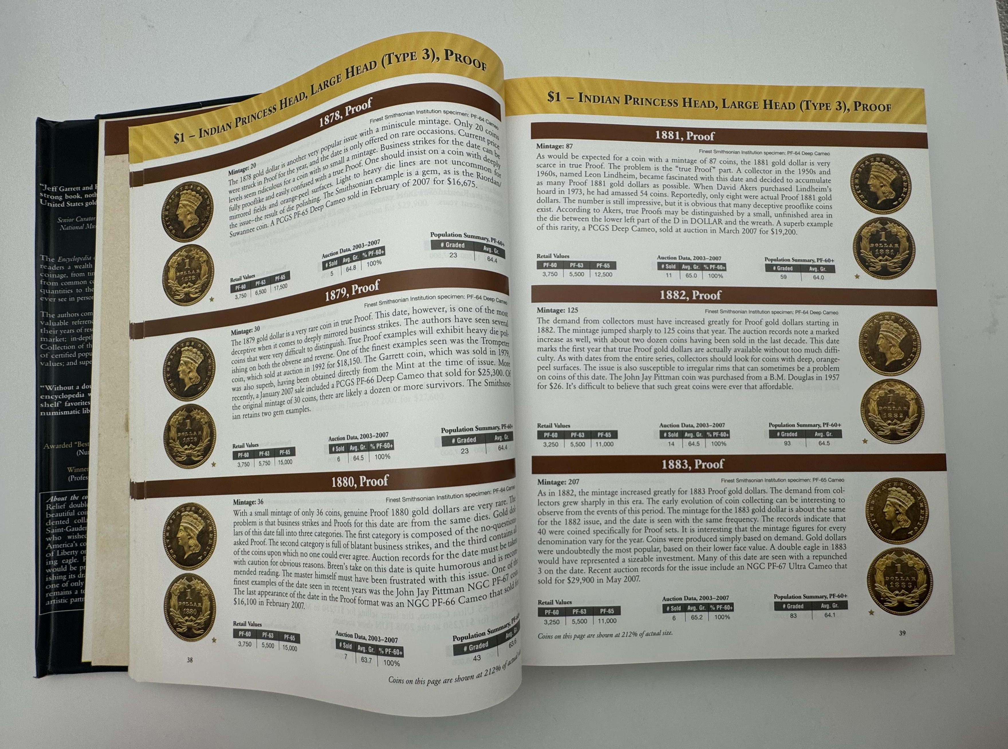 Catalogs / Numismatic Literature - The Encyclopedia of U.S. Gold Coins - Descriptions and Prices of Circulation ... - 1 1