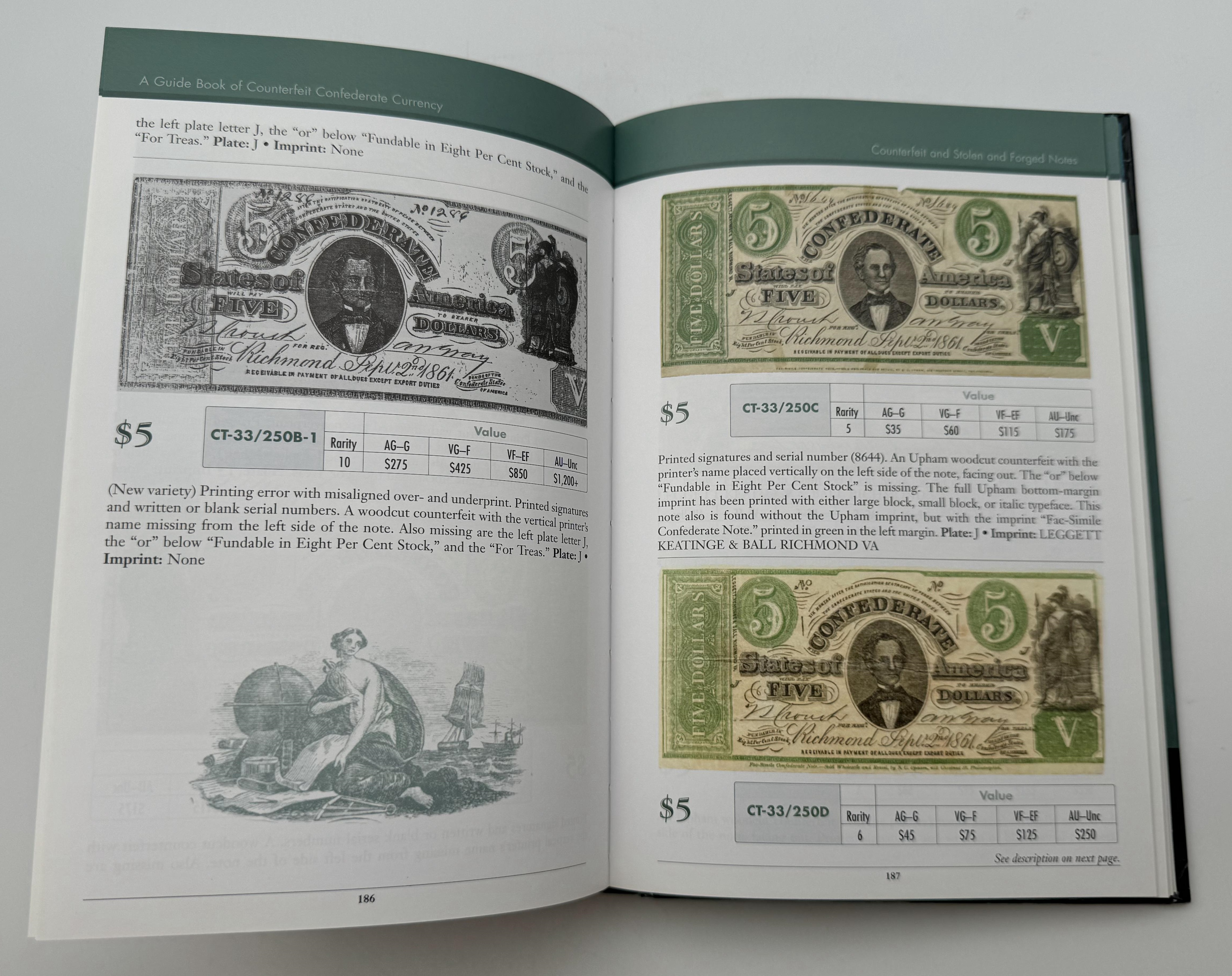 Catalogs / Numismatic Literature - Counterfeit Confederate Currency - Prices and information about US Confederate ... - 1 3