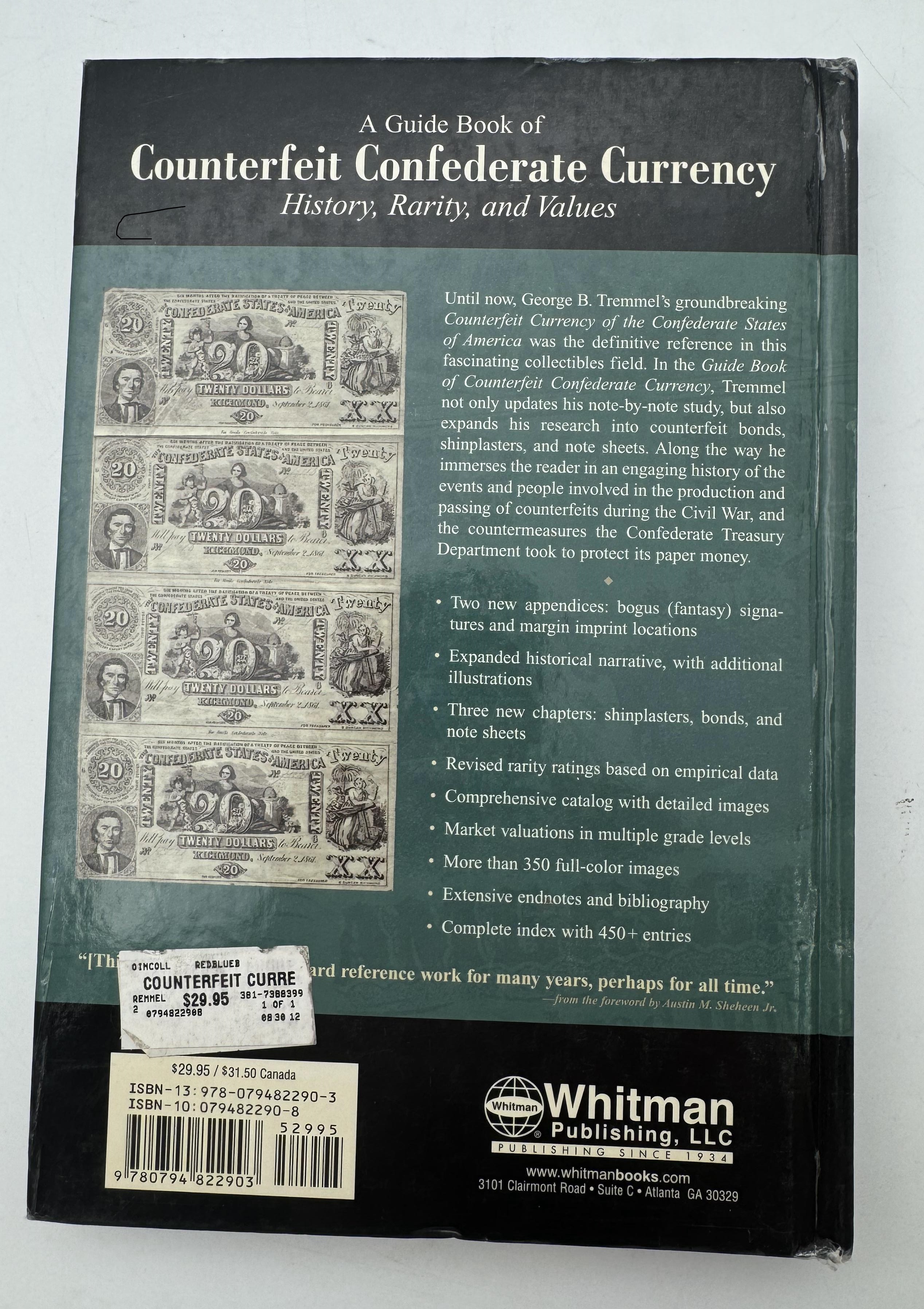 Catalogs / Numismatic Literature - Counterfeit Confederate Currency - Prices and information about US Confederate ... - 1 4