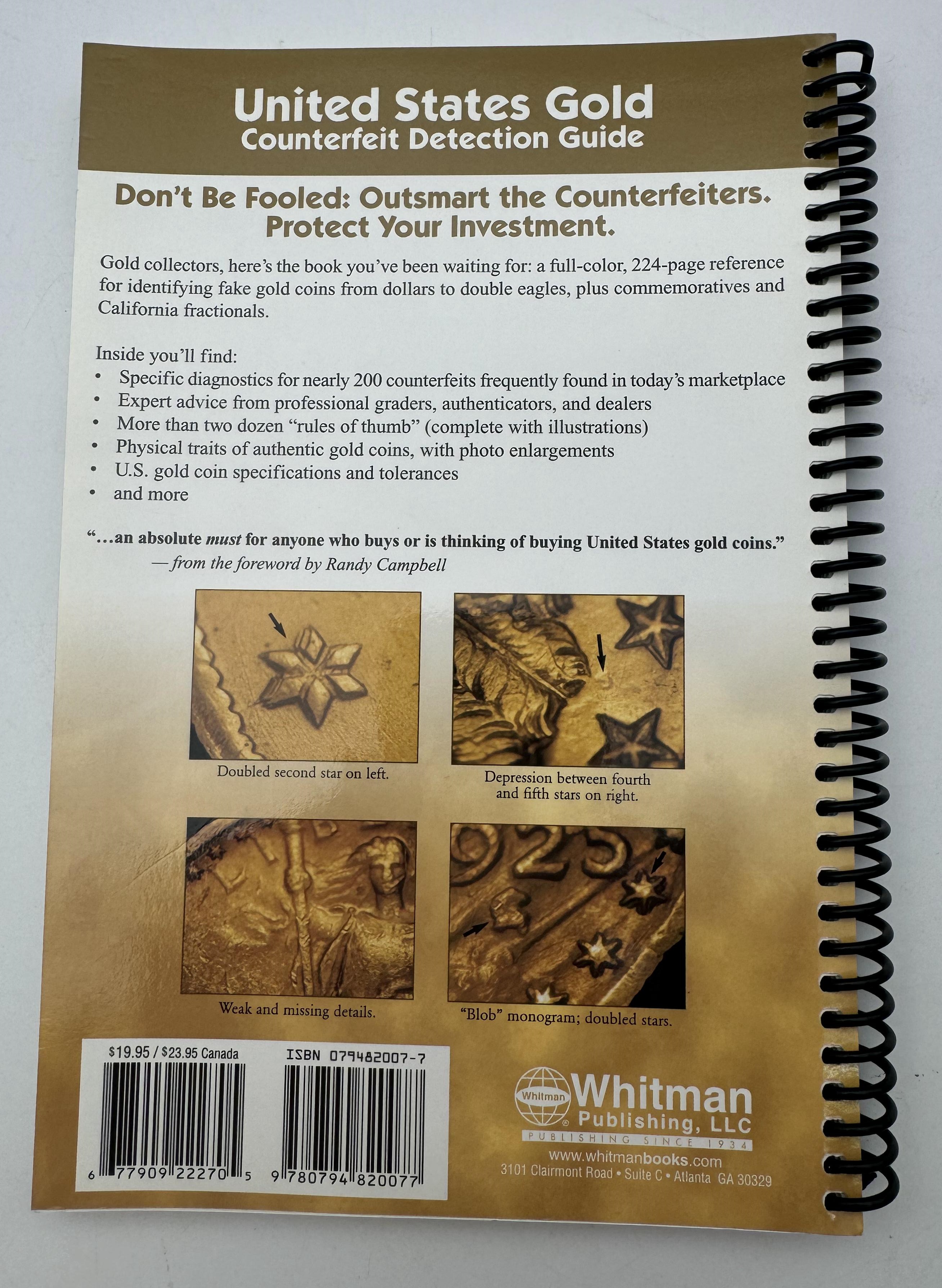 Catalogs / Numismatic Literature - United States Gold Counterfeit Detection Guide - Full of information about ... - 1 4