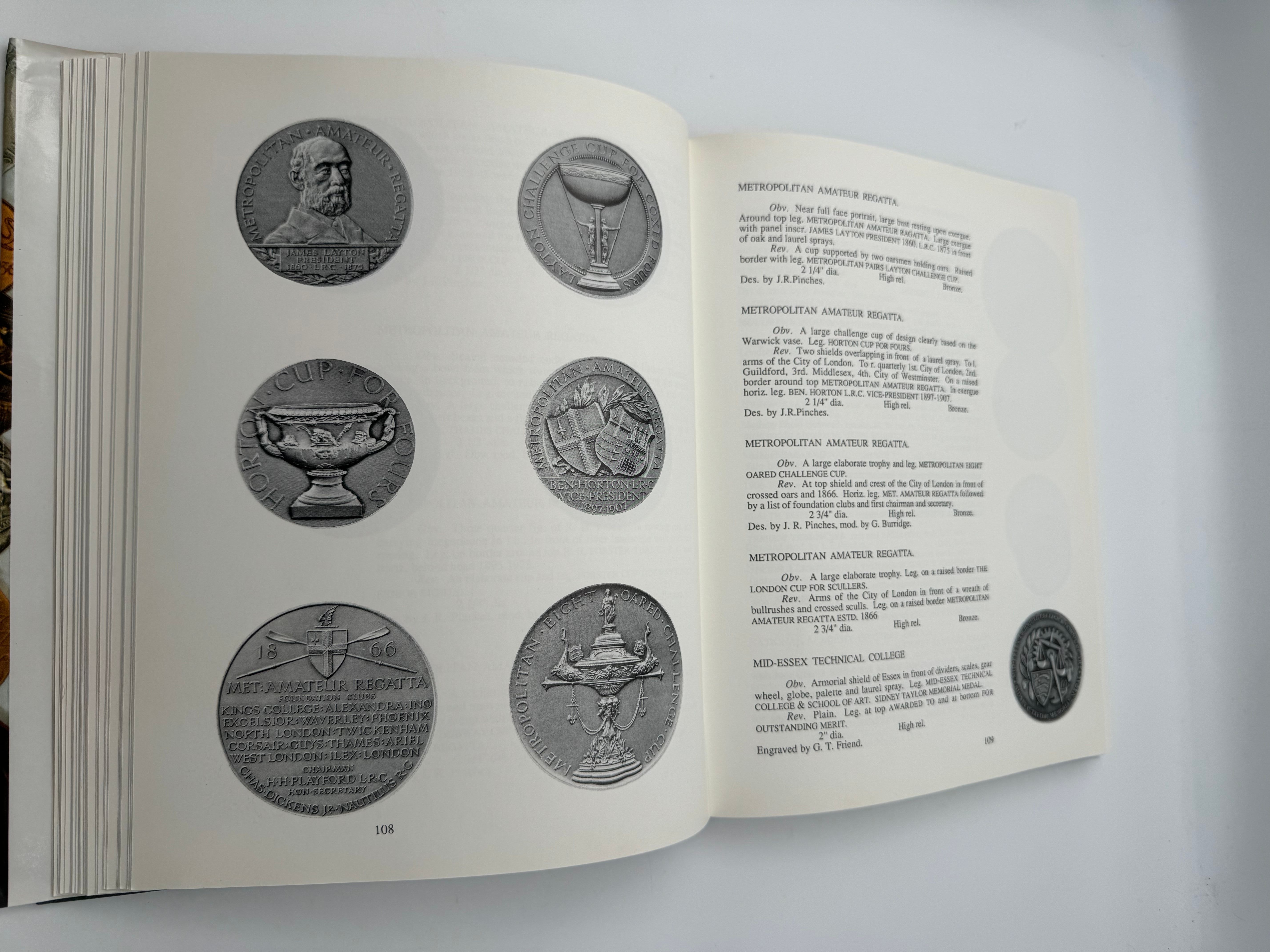 Catalogs / Numismatic Literature - Medals by John Pinches: A Catalogue of Works Struck by the Company from 1840 to ... - 1 2