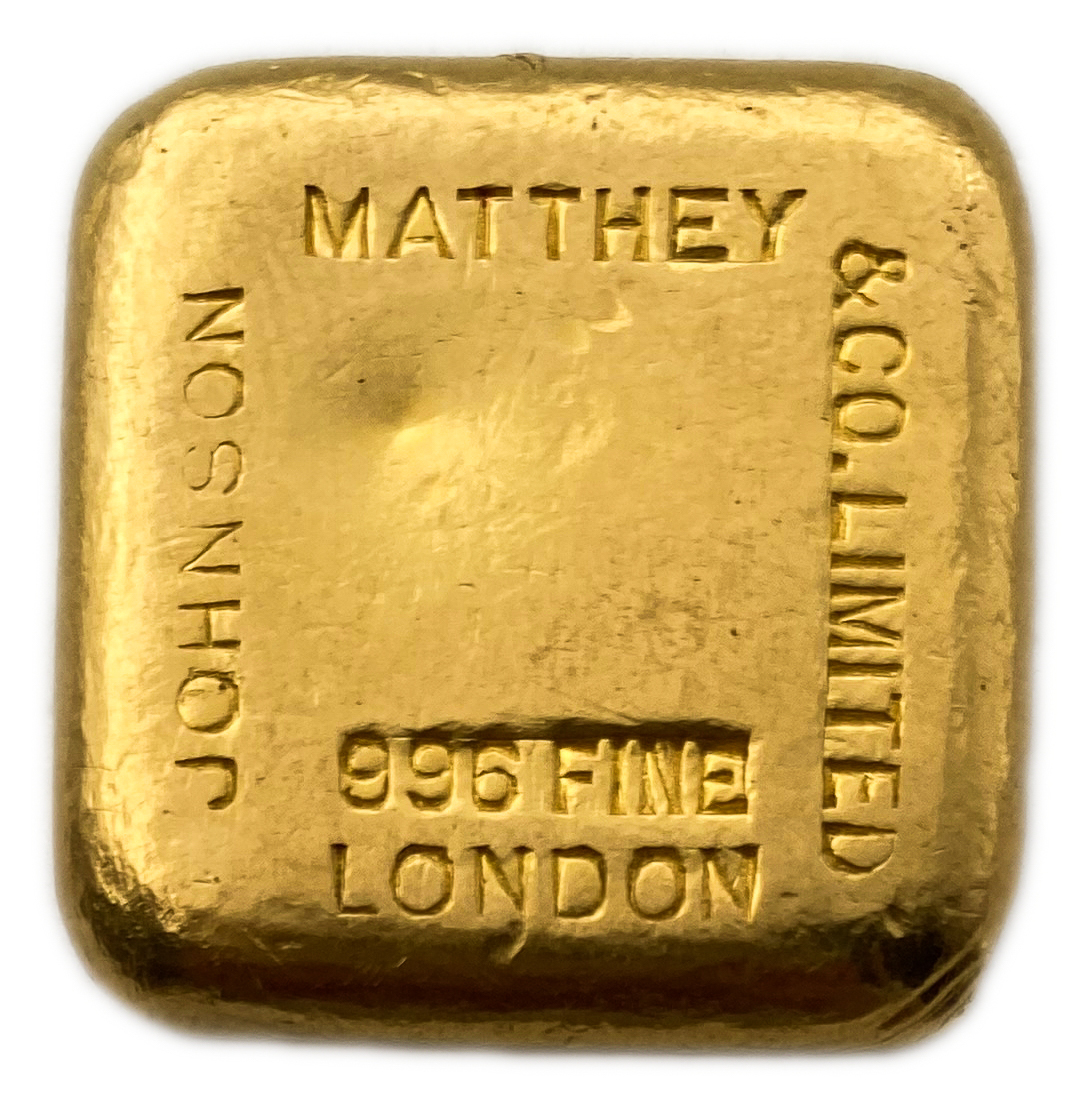 Bars / Grains - Gold 996 Bar of 58.24g, Stamp "Johnson Matthey & CO. Limited" - 1 0