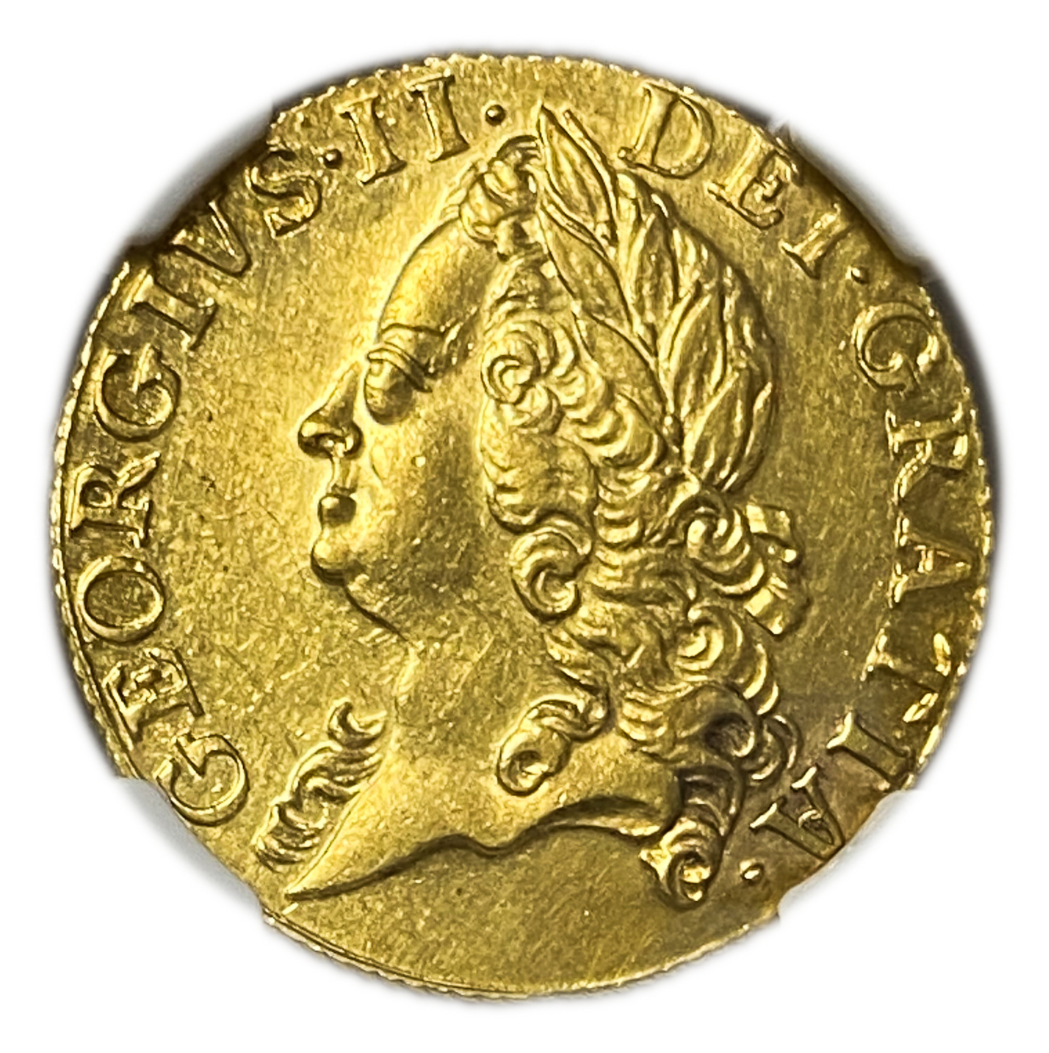 Great Britain / United Kingdom - 1 Guinea 1747 - NGC AU 55 - George II - Gold 916, 8.4g, 25mm
