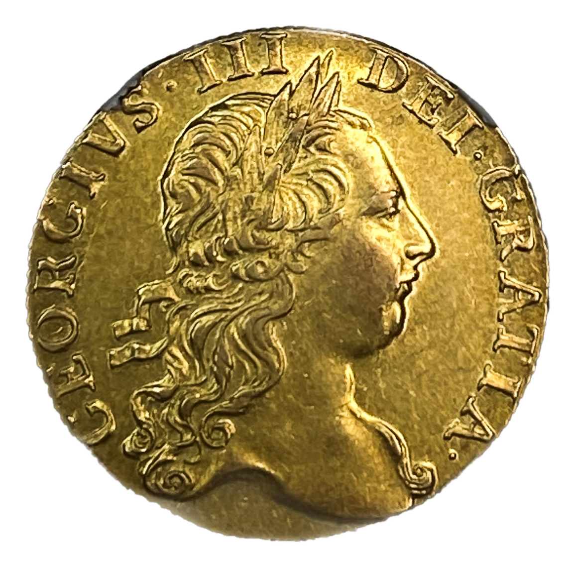 Great Britain / United Kingdom - 1 Guinea 1765 - NGC AU 58 - George III - Gold 916, 8.4g, 25mm - 1 0