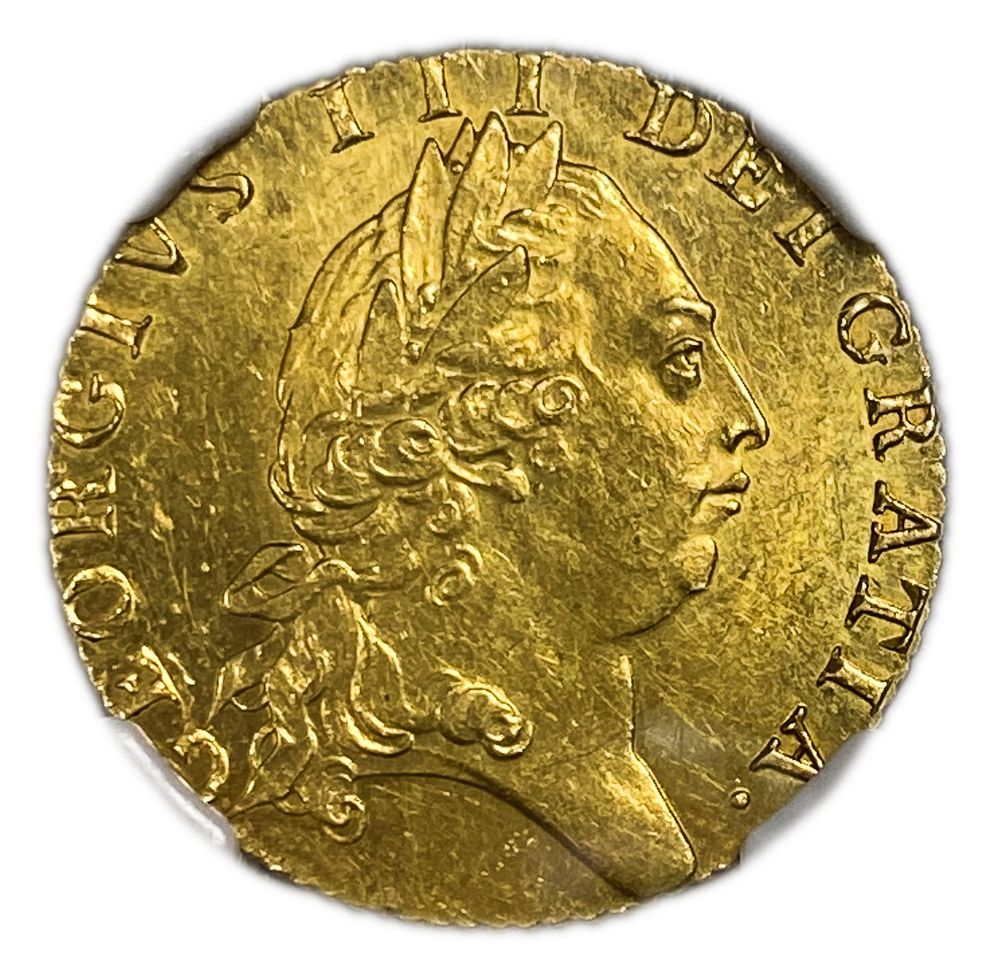 Great Britain / United Kingdom - 1 Guinea 1791 - NGC MS 62 - George III - Gold 916, 8.4g, 25mm - 1 0