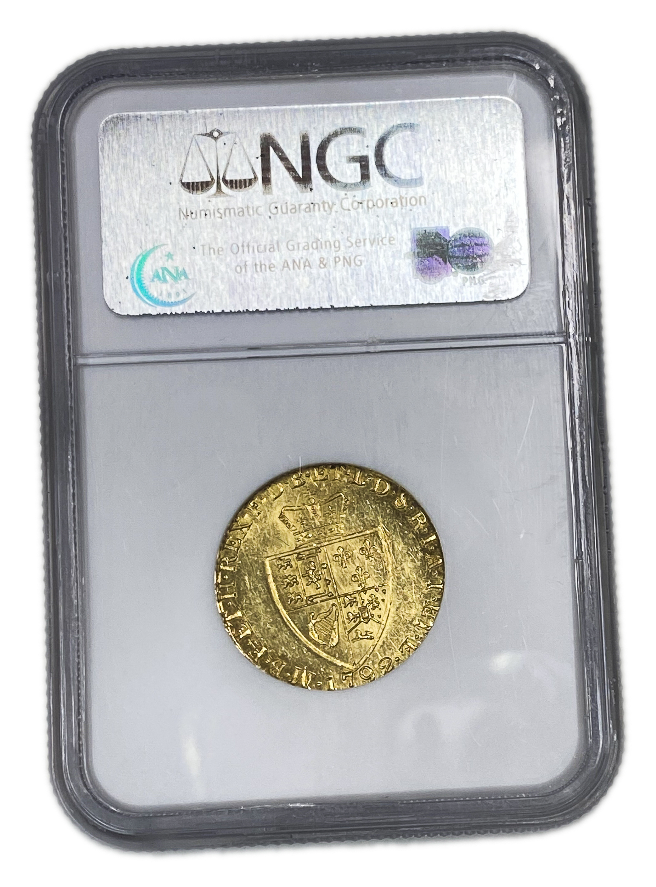 Great Britain / United Kingdom - 1 Guinea 1792 - NGC MS 62 - George III - Gold 916, 8.4g, 25mm - 1 3