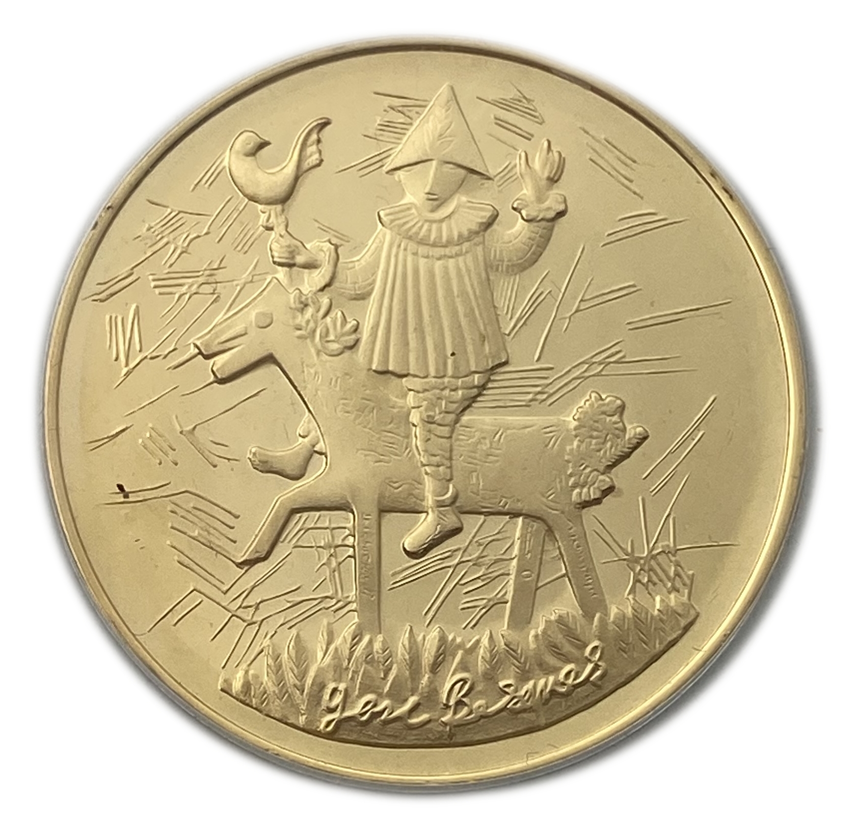 Israel - Cameo of Love medal - Gold 916, 33.93g, 38mm - 1 1