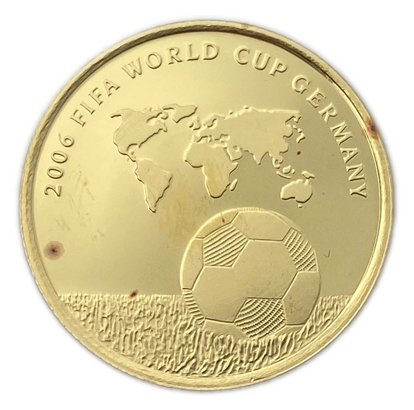 Israel - 5 Shekels 2004 - FIFA World Cup Coin 2006 - Gold 999, 7.77g, 27mm - 1 1