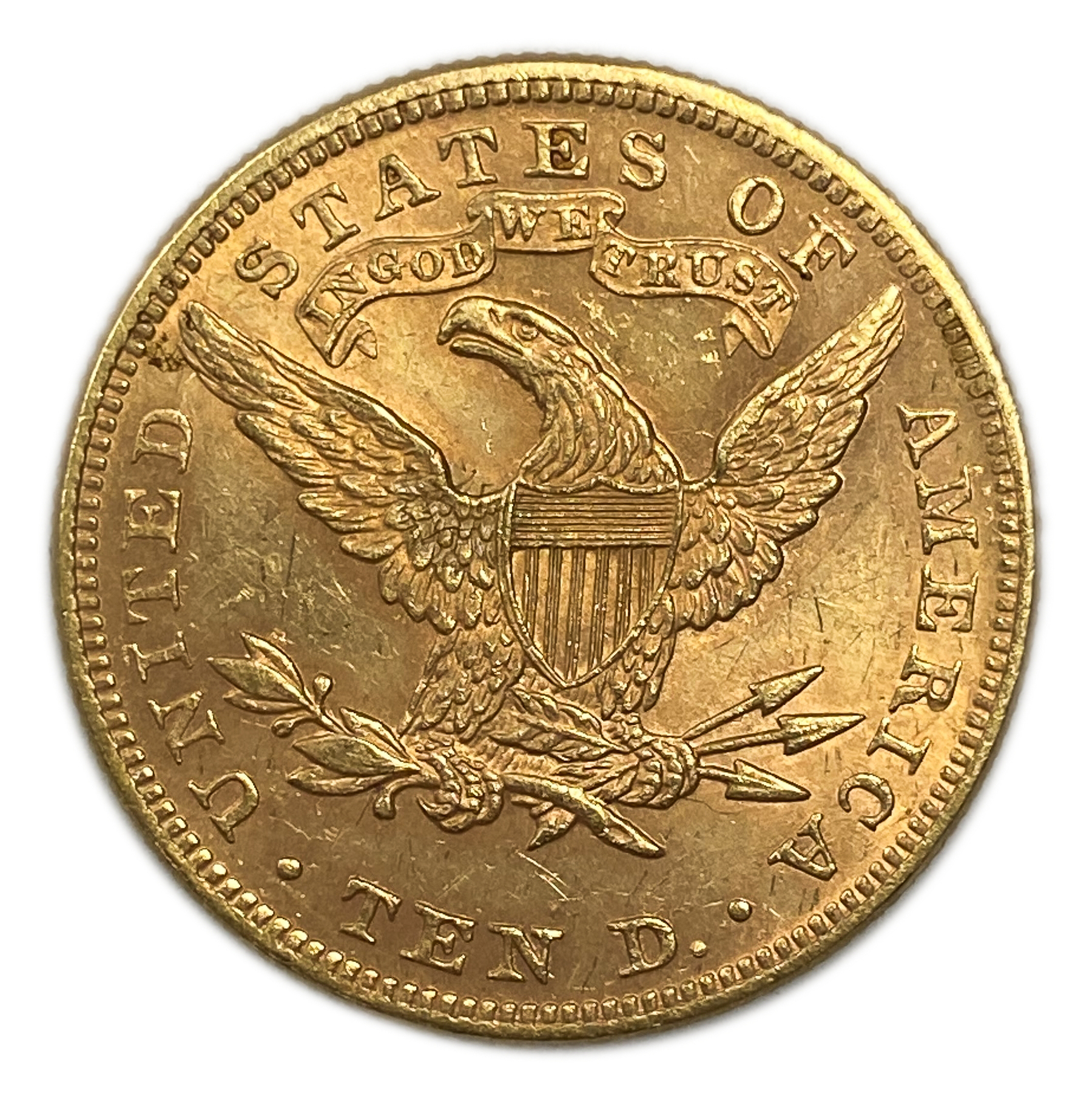 USA - 10 Dollars 1894 - Coronet Head - With motto - Gold 900, 16.71g, 27mm - 1 1