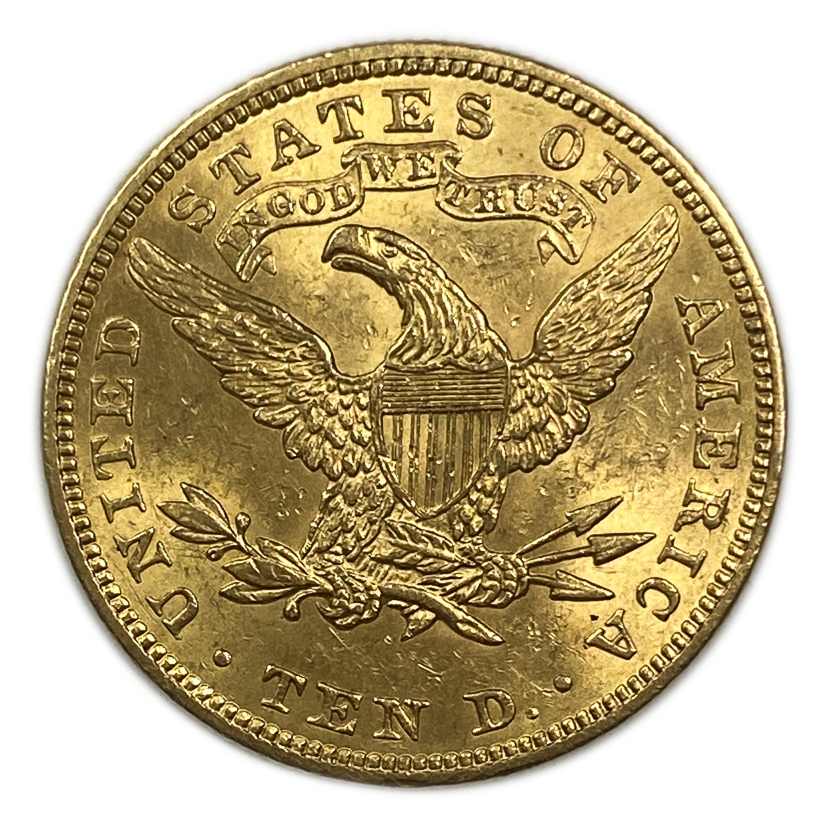USA - 10 Dollars 1906 - Coronet Head - With motto - Gold 900, 16.71g, 27mm - 1 1