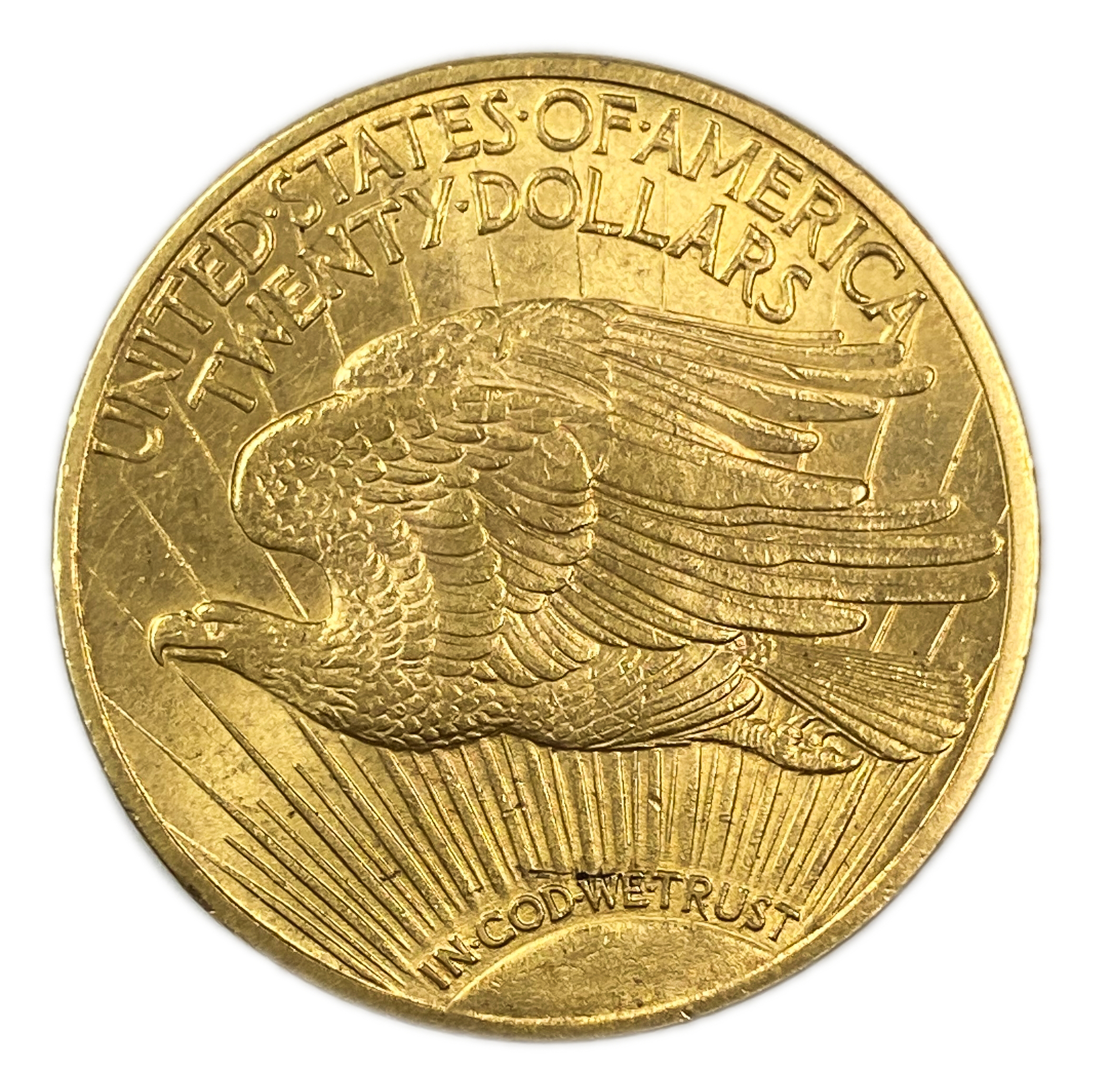 USA - 20 Dollars 1915 - Saint-Gaudens Double Eagle, With motto - Gold 900, 33.43g, 34mm - 1 1