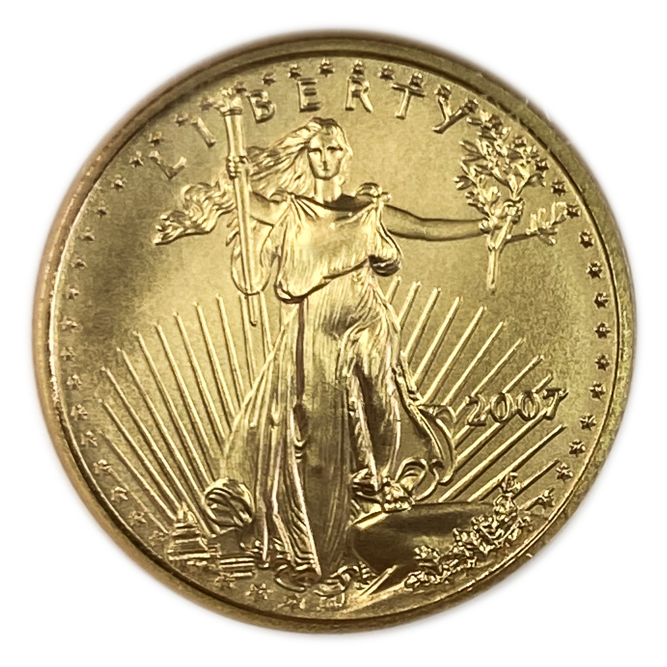 USA - 5 Dollars 2007 - "American Gold Eagle" Bullion Coinage - NGC MS 69 - Gold 917, 3.39g, 16.5mm - 1 0