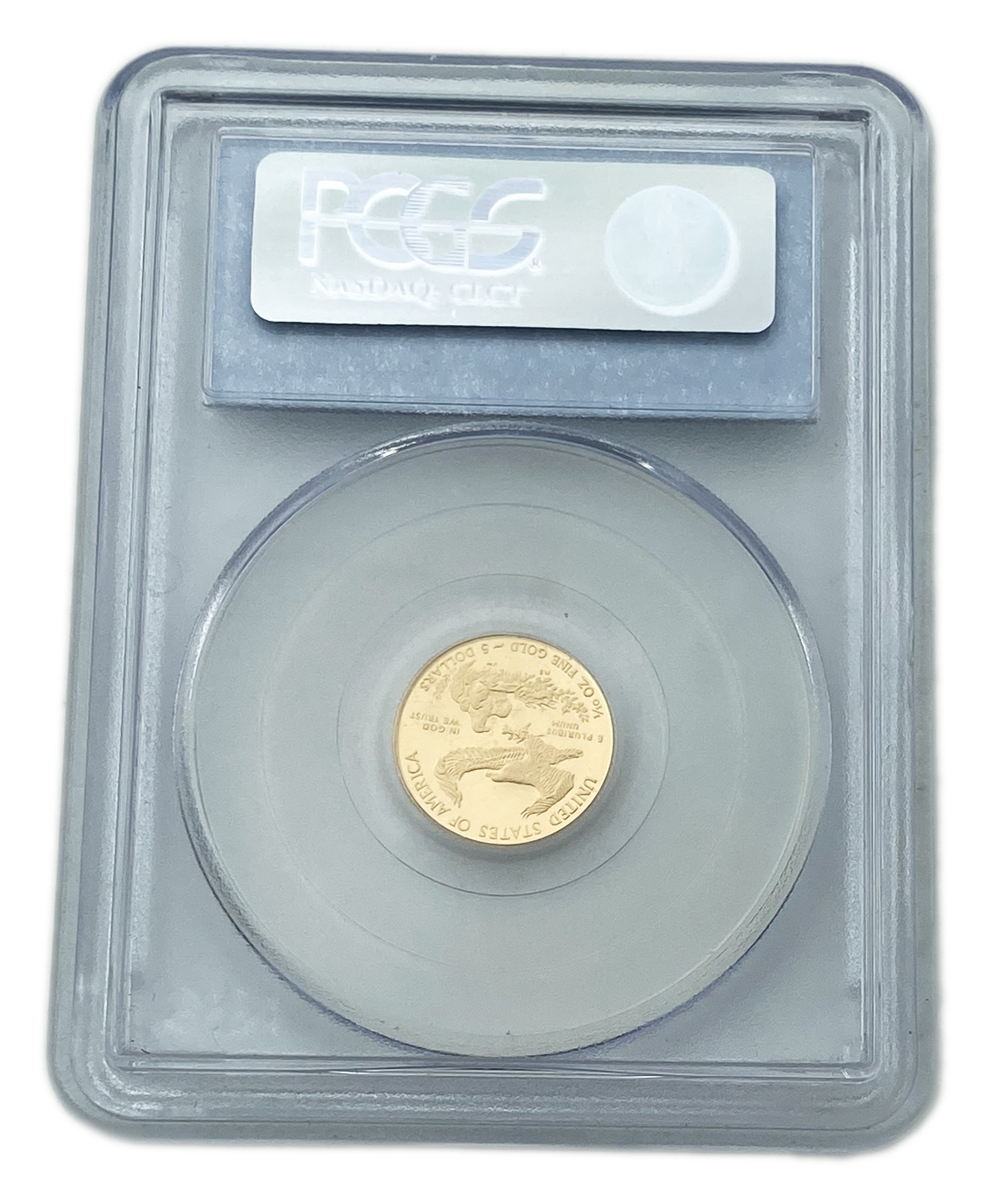 USA - 5 Dollars 2010 - "American Gold Eagle" Bullion Coinage - PCGS PR 69 DCAM - Gold 917, 3.39g, 16.5mm - 1 3