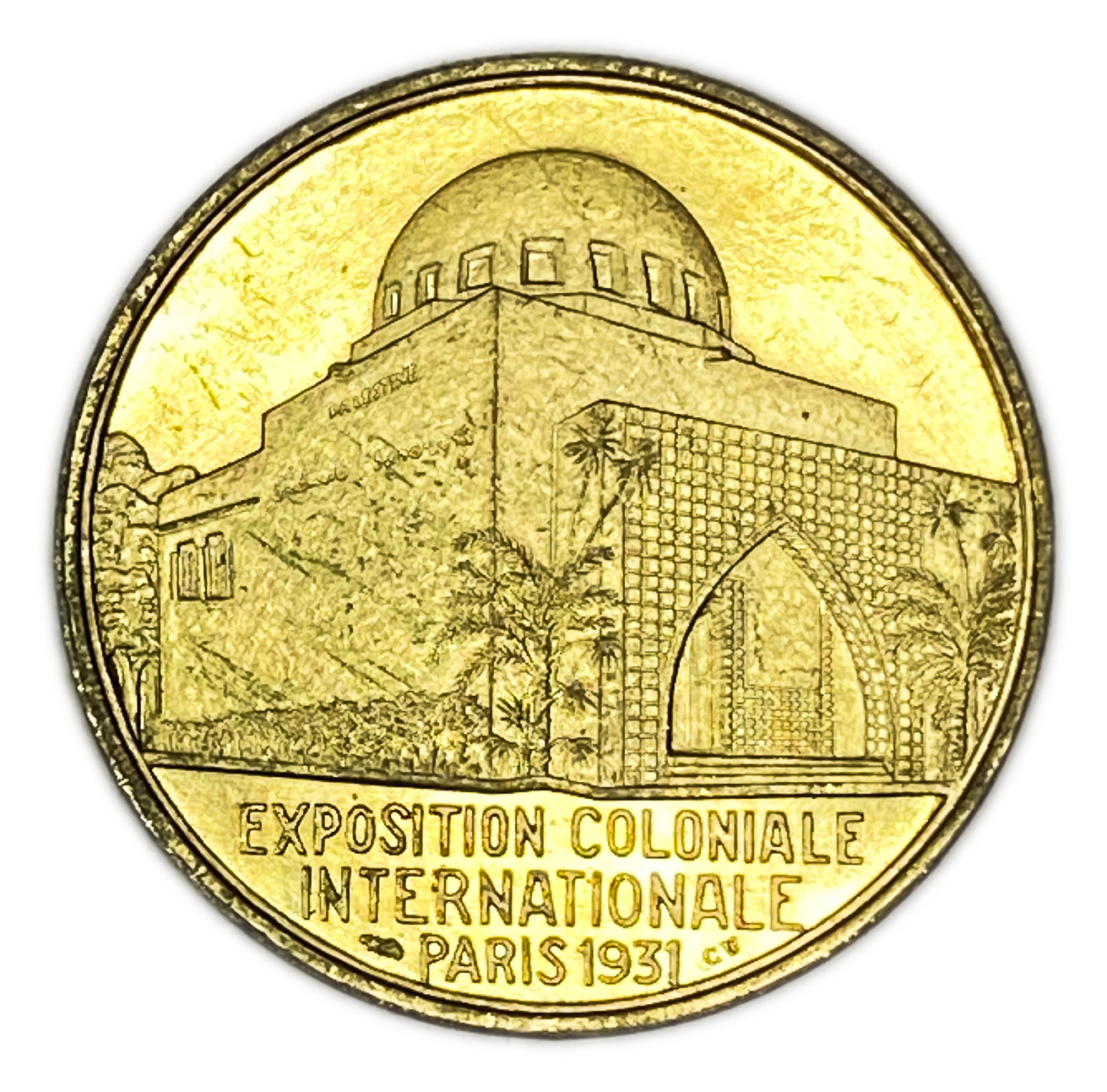 Judaica / Zionism - Medallion of the International Fair in Paris 1931 - UNC - 1 1
