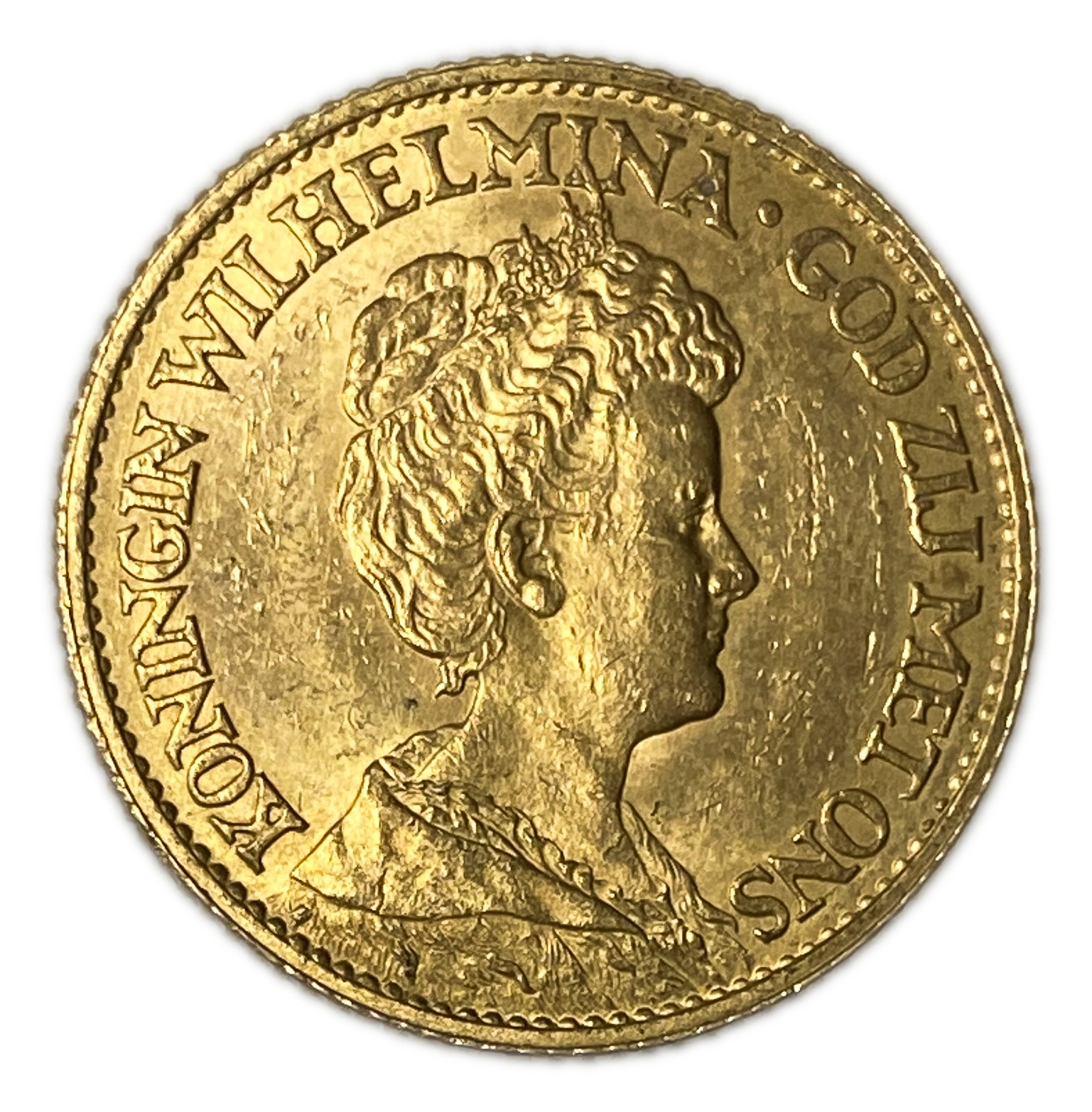 Netherlands - 10 Gulden 1913 - UNC - Wilhelmina - Gold 900, 6.729g, 22.5mm - 1 1