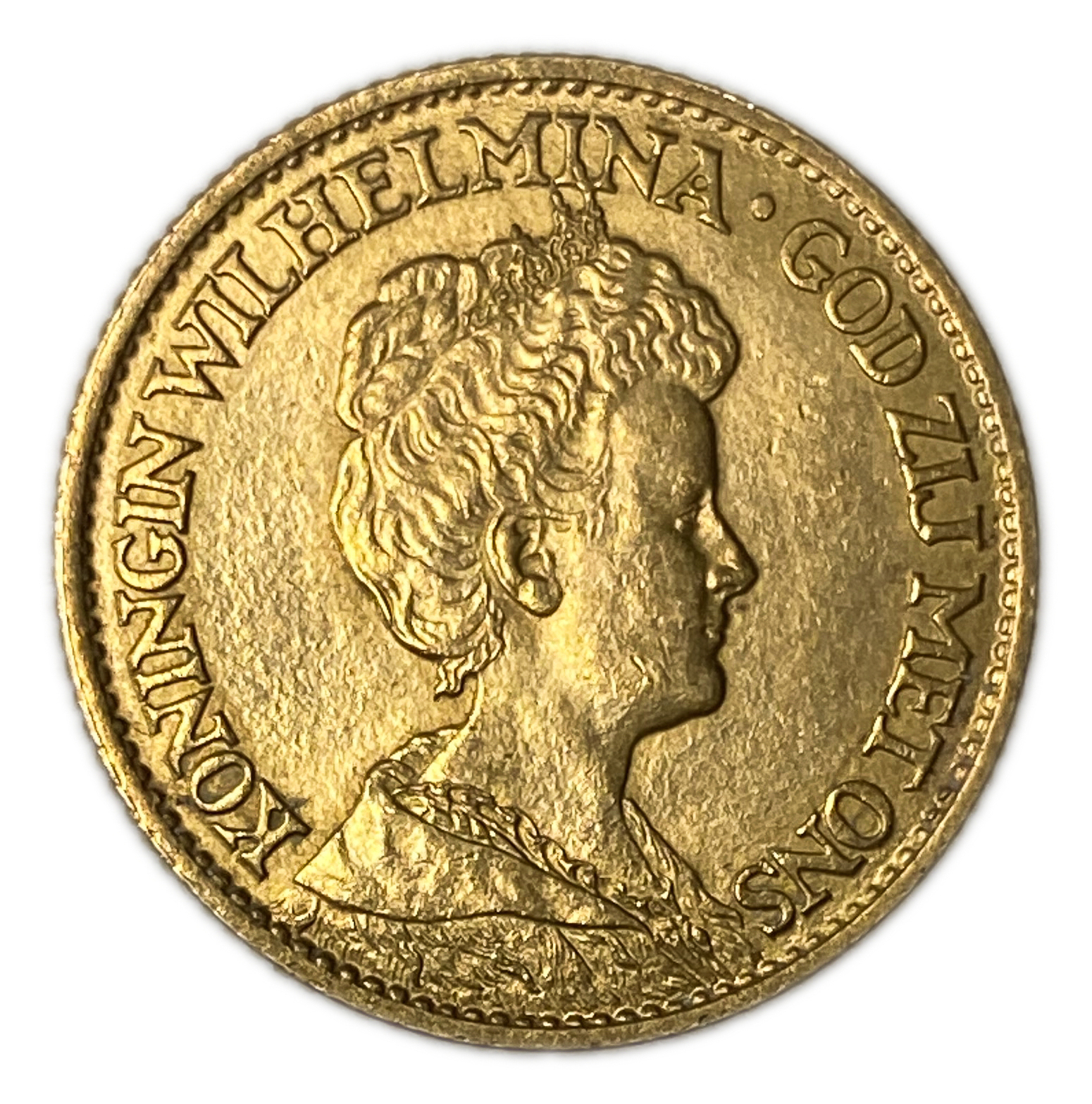 Netherlands - 10 Gulden 1913 - UNC - Wilhelmina - Gold 900, 6.729g, 22.5mm - 1 1