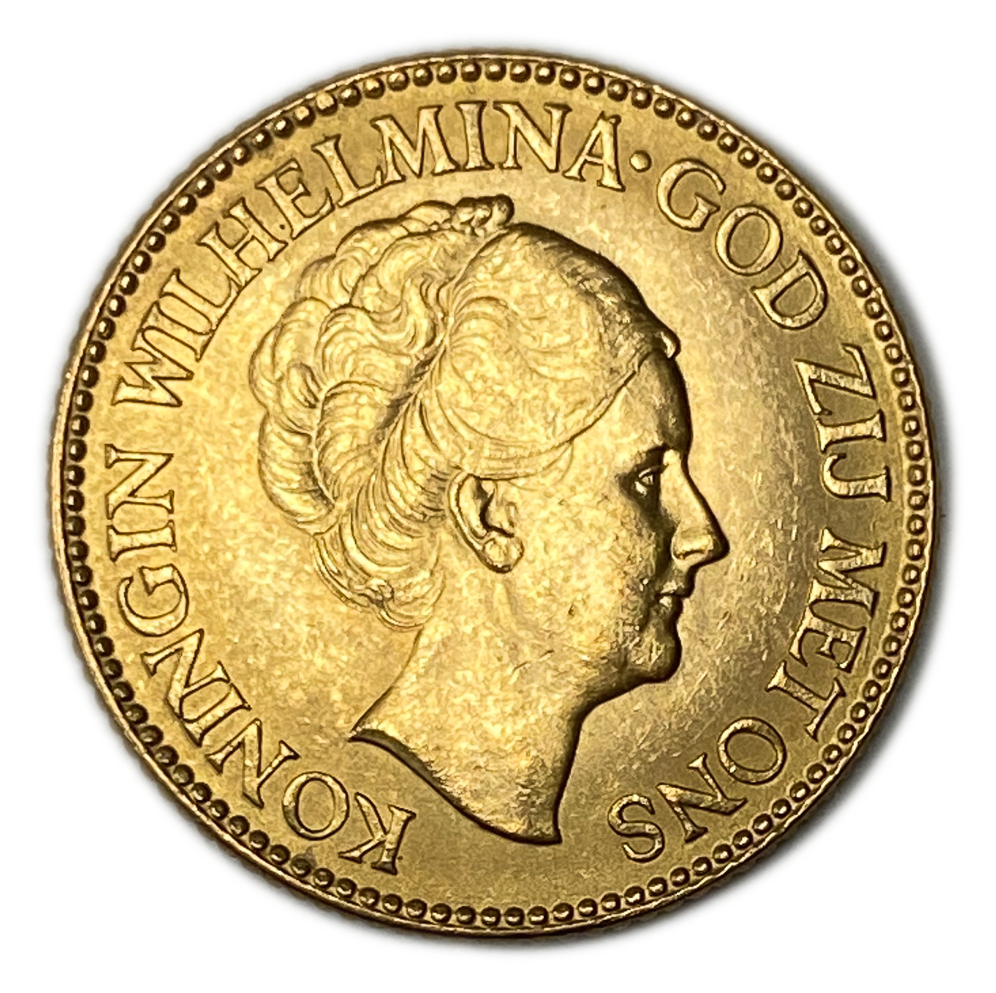 Netherlands - 10 Gulden 1927 - UNC - Wilhelmina - Gold 900, 6.729g, 22.5mm - 1 1