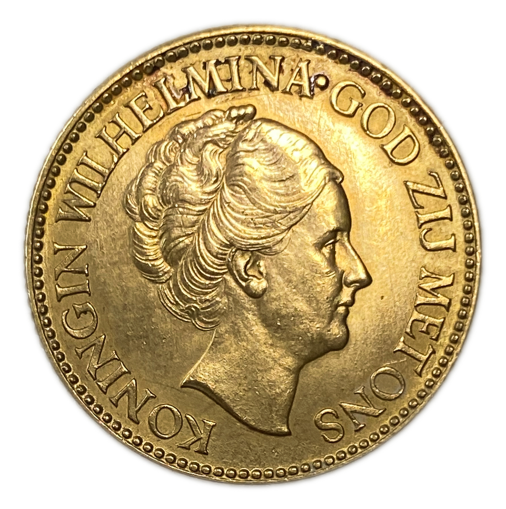 Netherlands - 10 Gulden 1933 - UNC - Wilhelmina - Gold 900, 6.729g, 22.5mm - 1 1