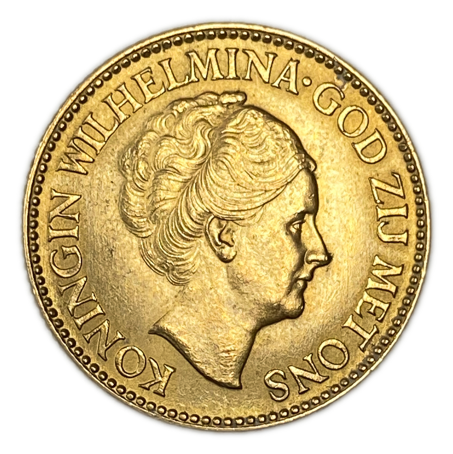 Netherlands - 10 Gulden 1933 - UNC - Wilhelmina - Gold 900, 6.729g, 22.5mm - 1 1