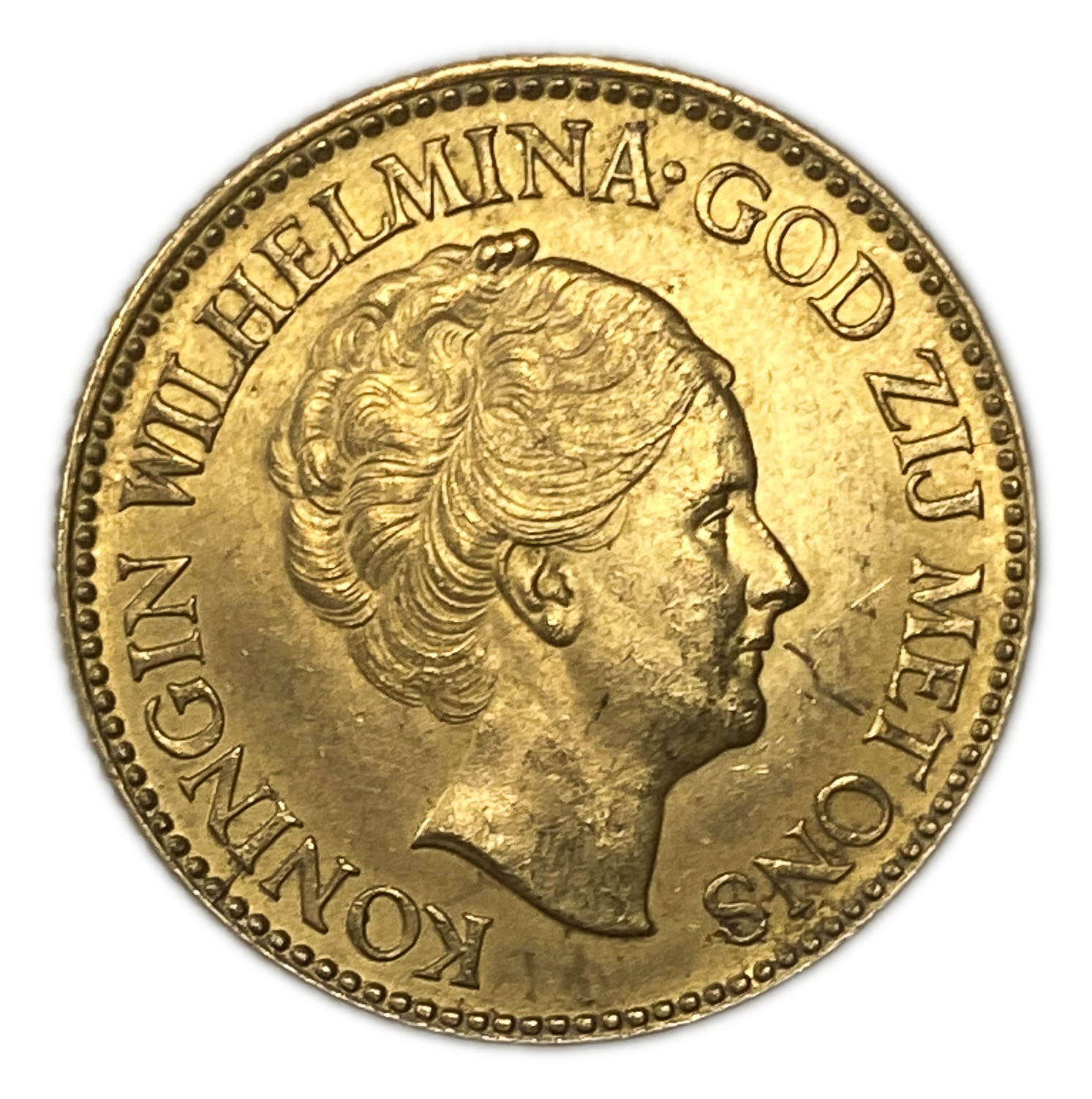 Netherlands - 10 Gulden 1933 - UNC - Wilhelmina - Gold 900, 6.729g, 22.5mm - 1 1