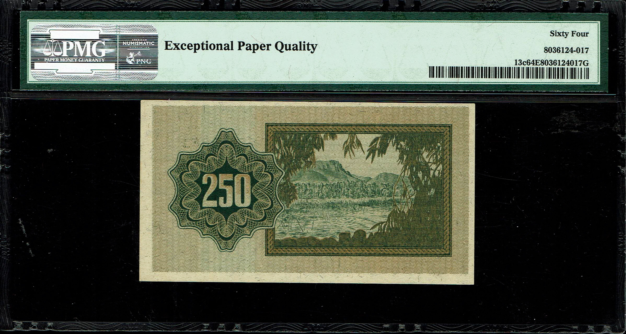 Israel - 250 Prutah 1952 - PMG 64 EPQ - Prefix B - 1 1