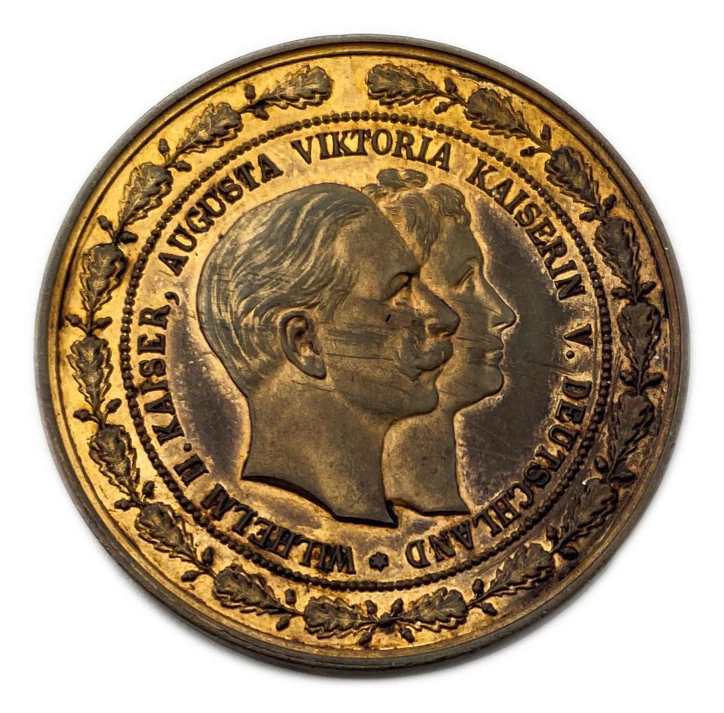 Palestine - Medal Commemorating the Visit of the German Emperor, Wilhelm II to the Land of Israel in 1898 - 26.69 gram - 1 0