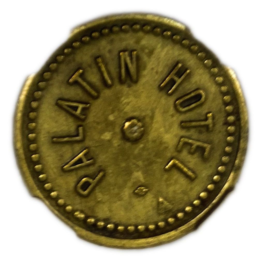 Palestine - 1 Piaster 1930' - Palatin Hotel - NGC AU 58 - Very high grade for this token - 1 1
