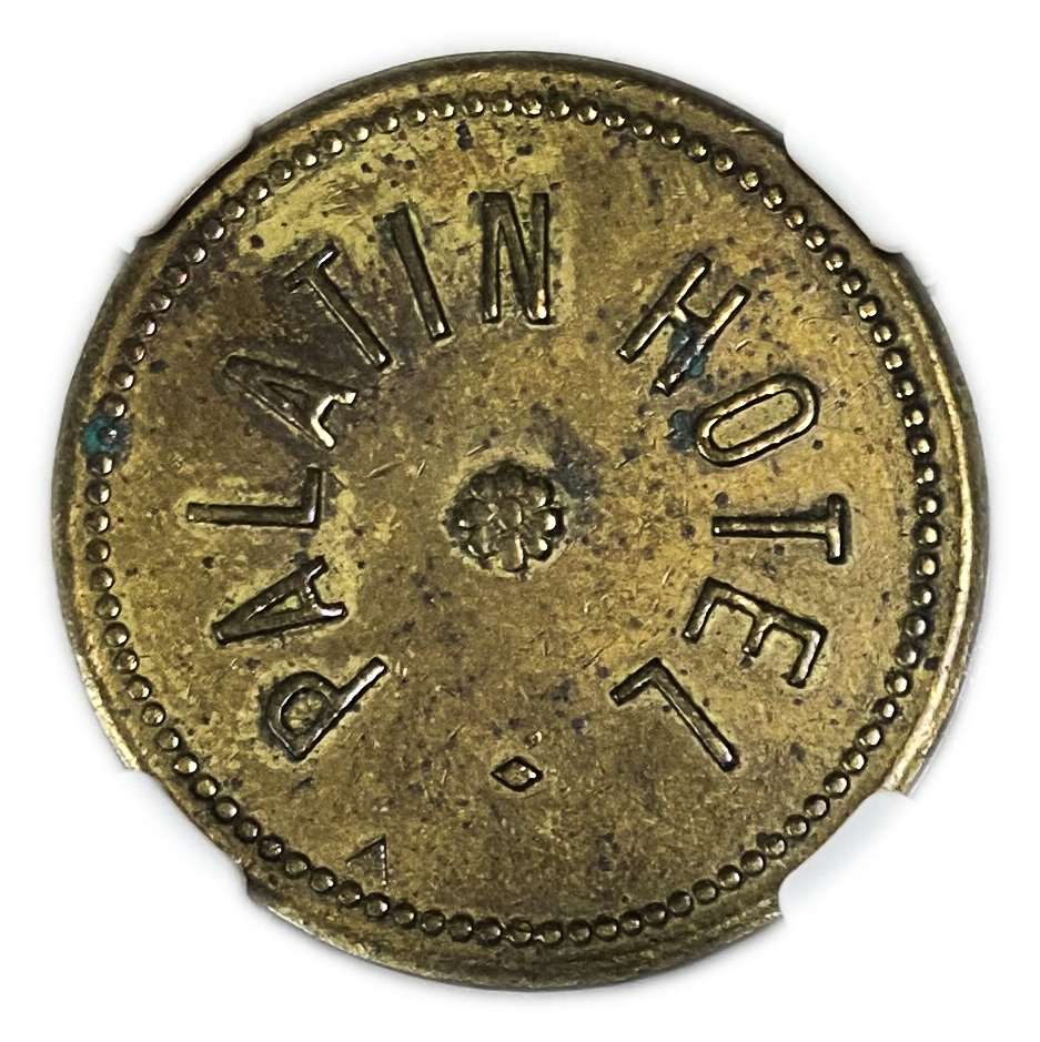 Palestine - 10 Piaster 1930' - Palatin Hotel - NGC AU DETAILS - 1 1