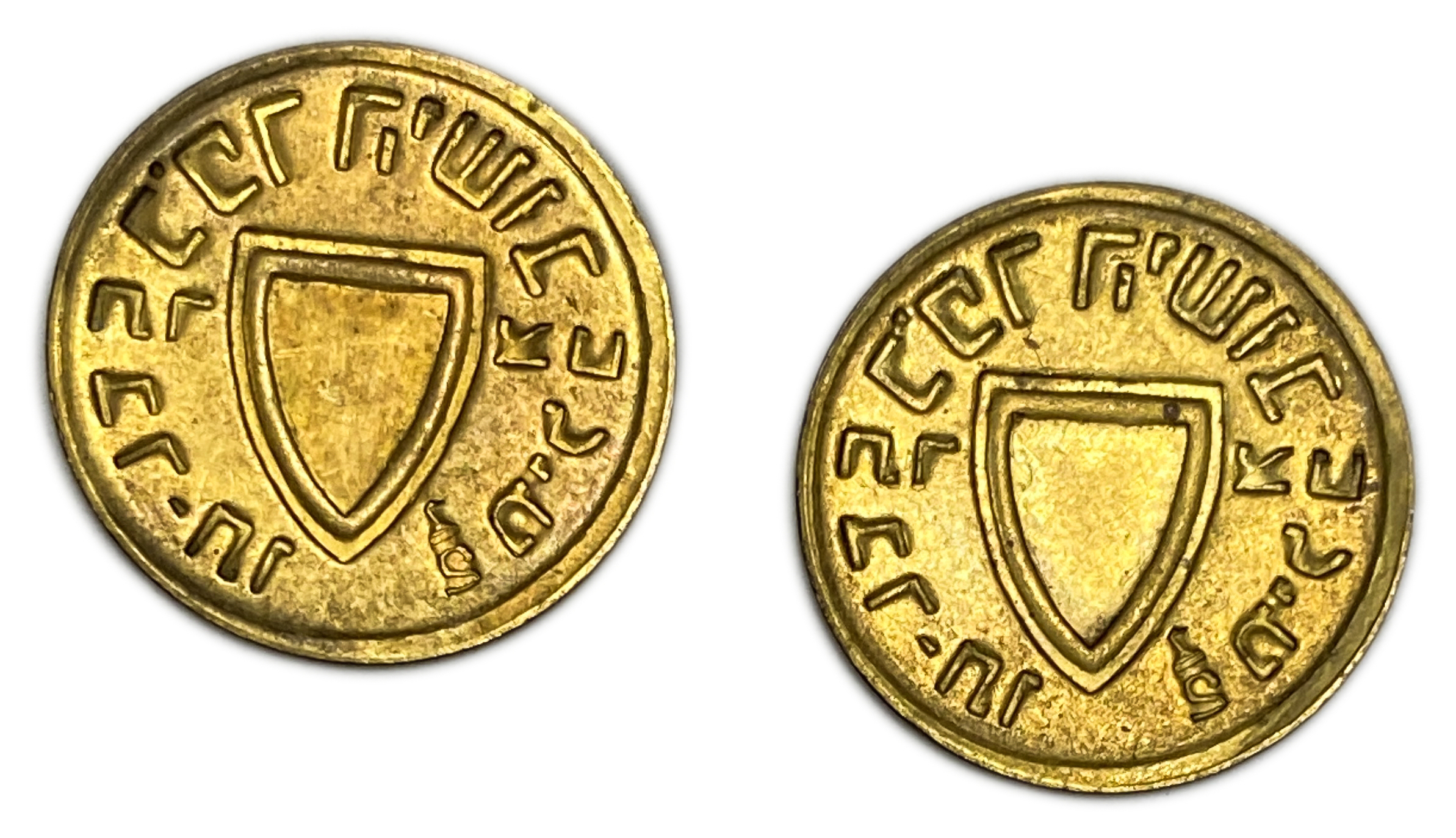 Palestine - Token "Kofer Hayishuv" 1/2 Mil 1939 - Type 1 - Copper, 1g, 17mm - UNC - 1 1