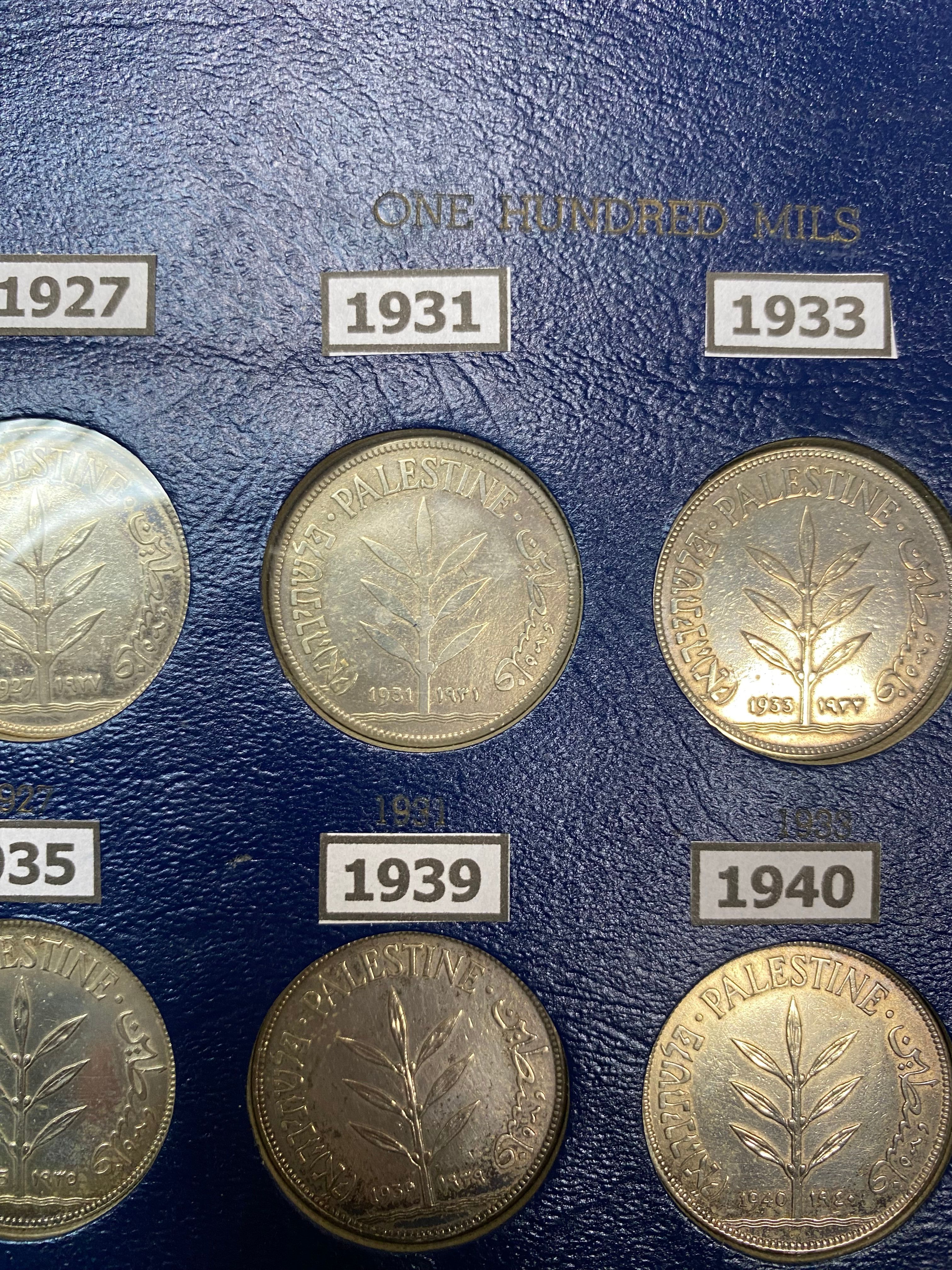 Palestine - Full 59 Coins set of British Mandath - 1 10