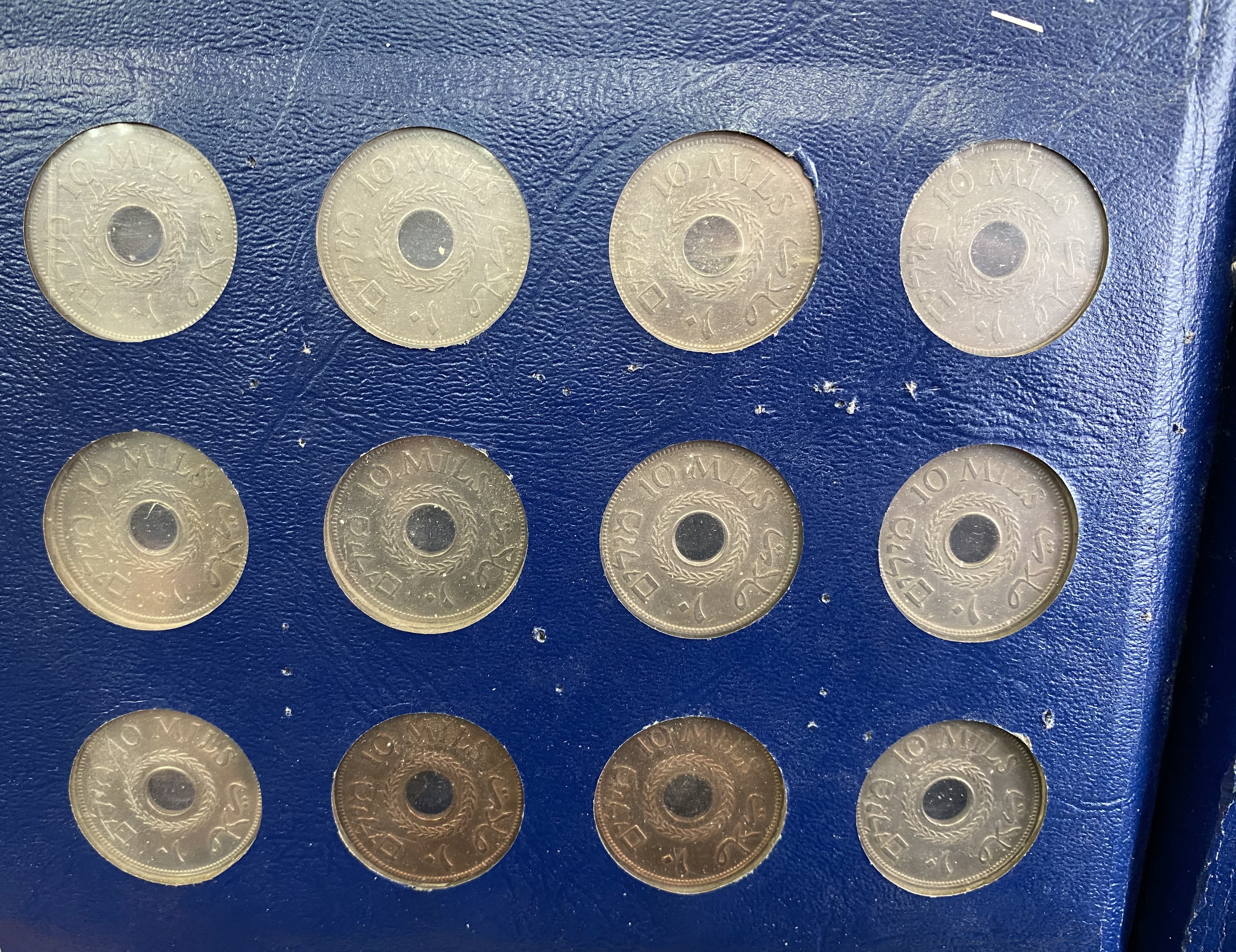 Palestine - Full 59 Coins set of British Mandath - 1 4