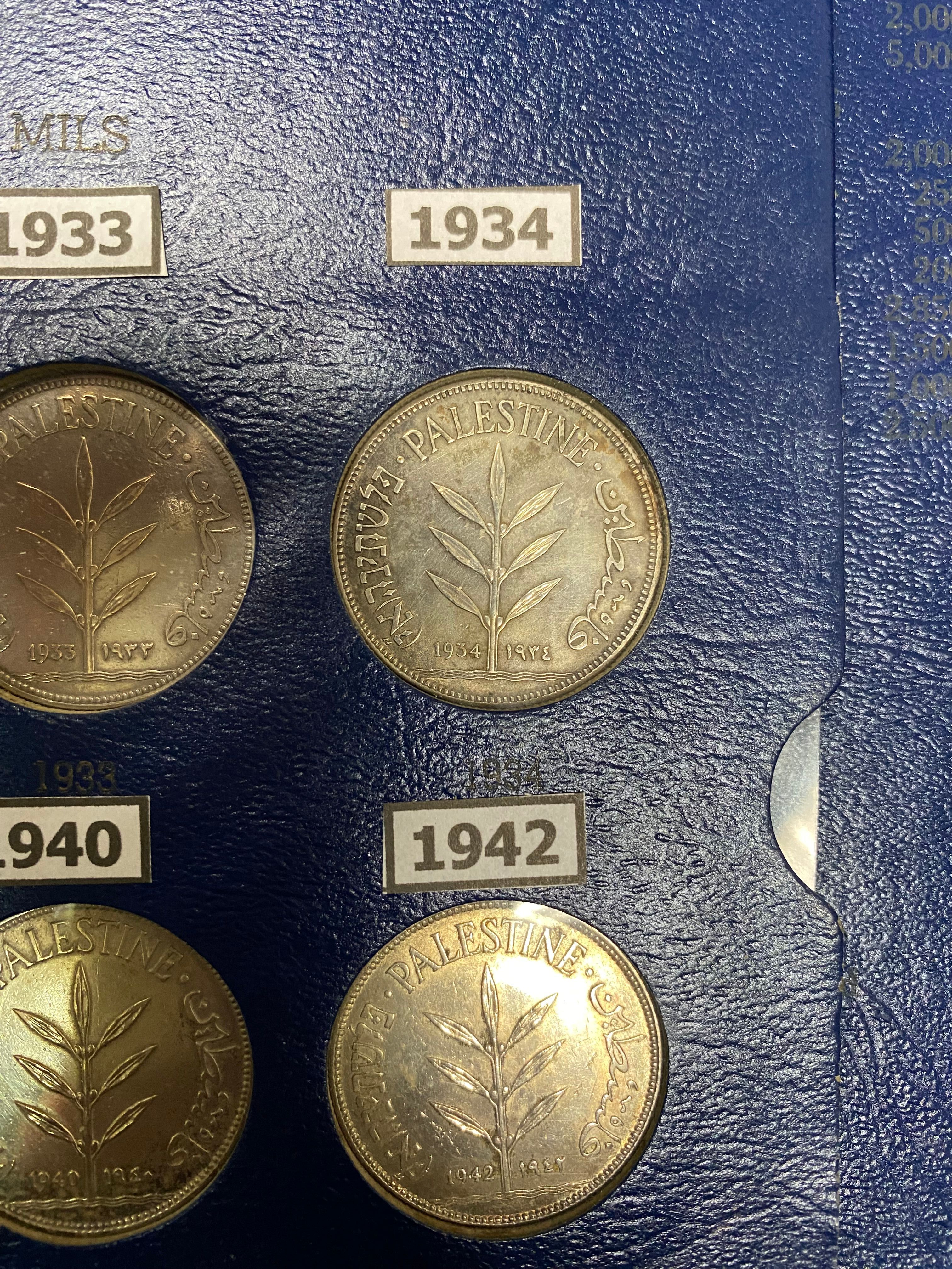 Palestine - Full 59 Coins set of British Mandath - 1 11