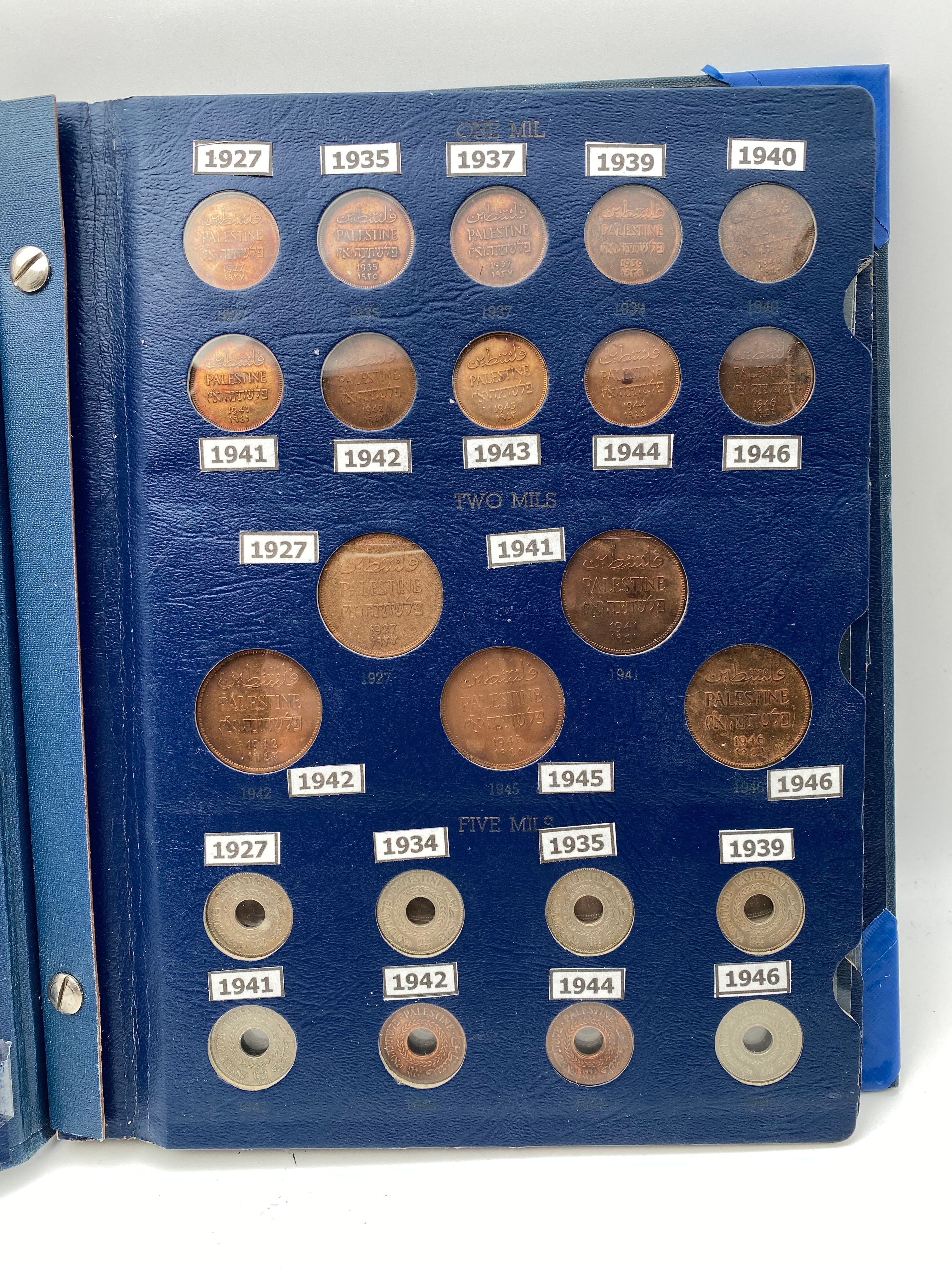 Palestine - Full 59 Coins set of British Mandath - 1 2