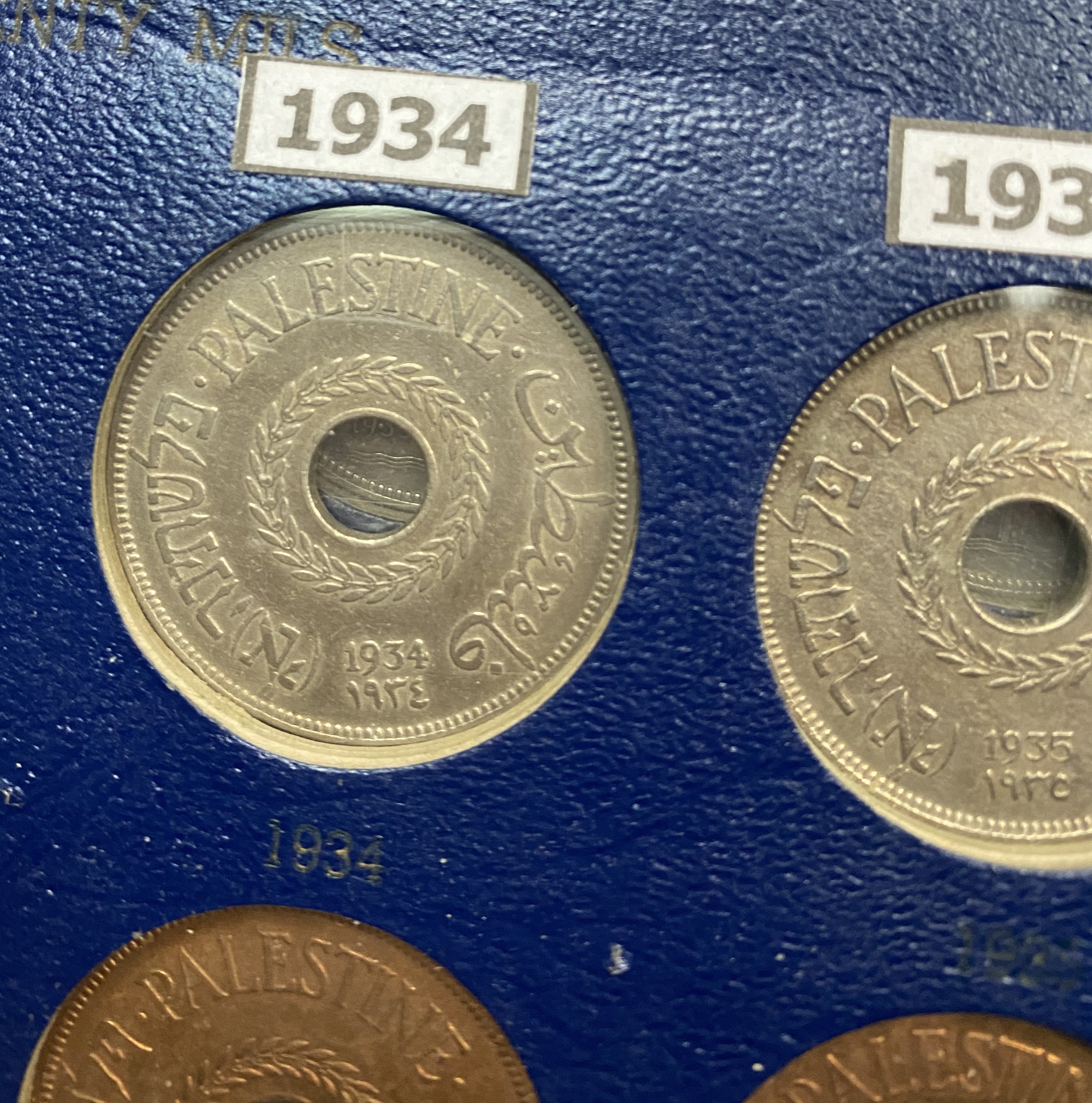 Palestine - Full 59 Coins set of British Mandath - 1 15