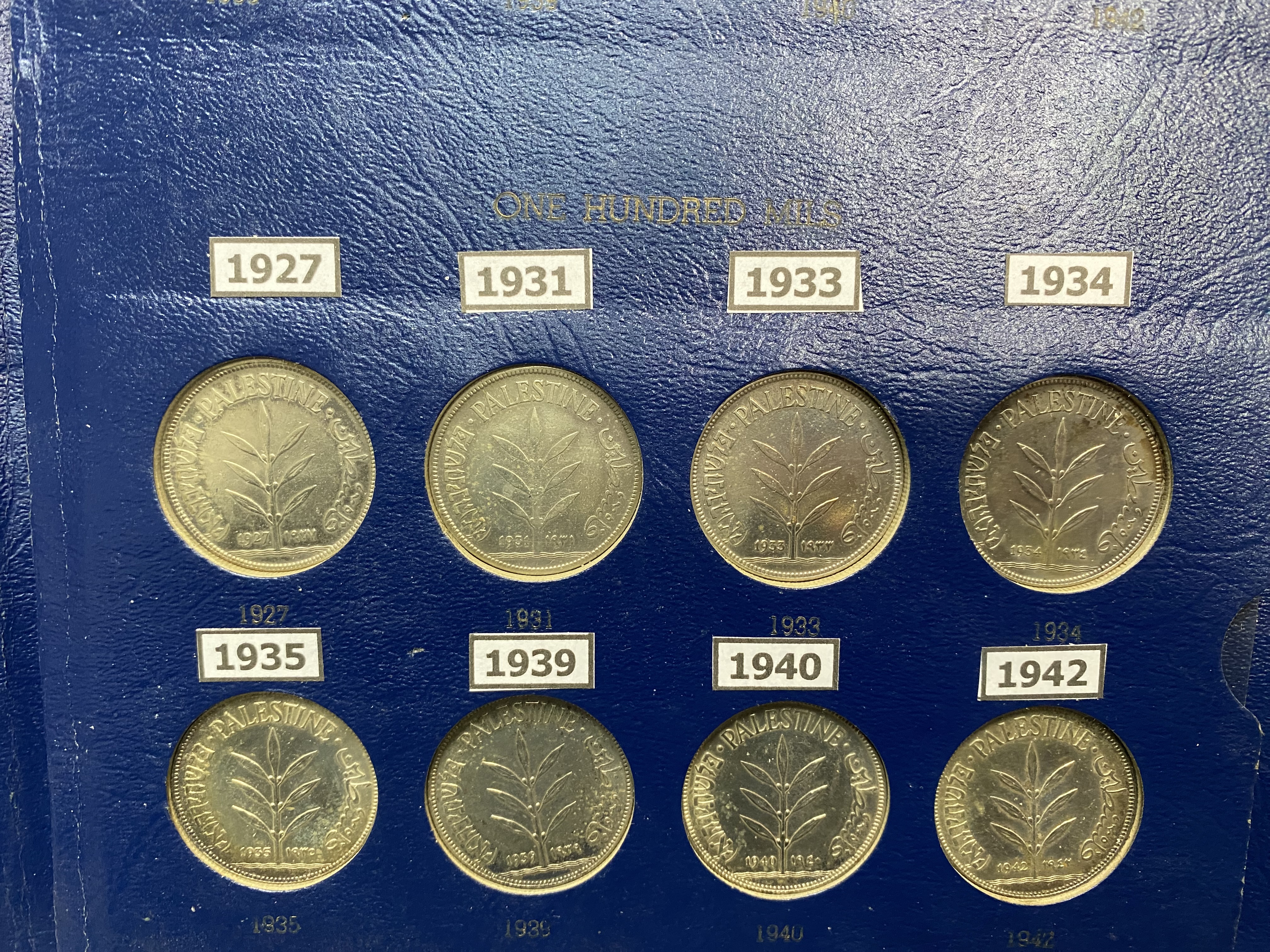 Palestine - Full 59 Coins set of British Mandath - 1 9