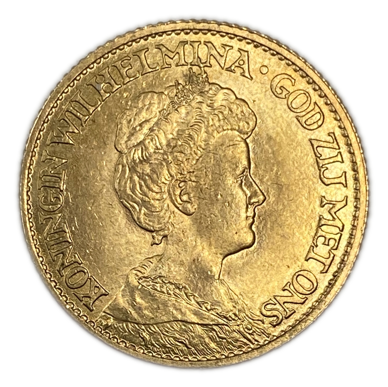 Netherlands - 10 Gulden 1913 - UNC - Wilhelmina - Gold 900, 6.729g, 22.5mm - 1 1