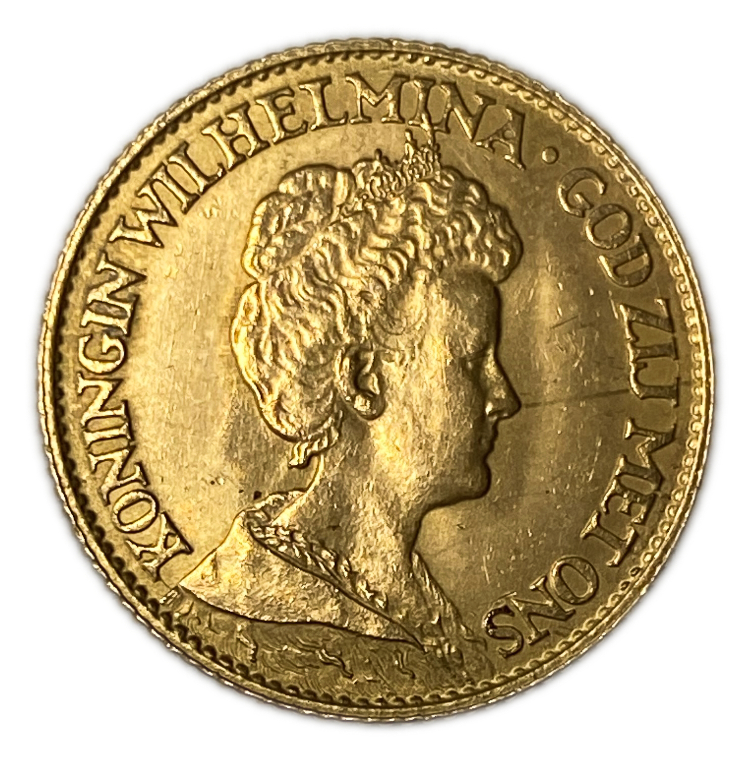 Netherlands - 10 Gulden 1917 - UNC - Wilhelmina - Gold 900, 6.729g, 22.5mm - 1 1
