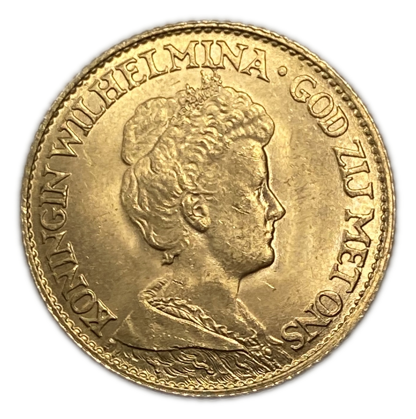 Netherlands - 10 Gulden 1917 - UNC - Wilhelmina - Gold 900, 6.729g, 22.5mm - 1 1