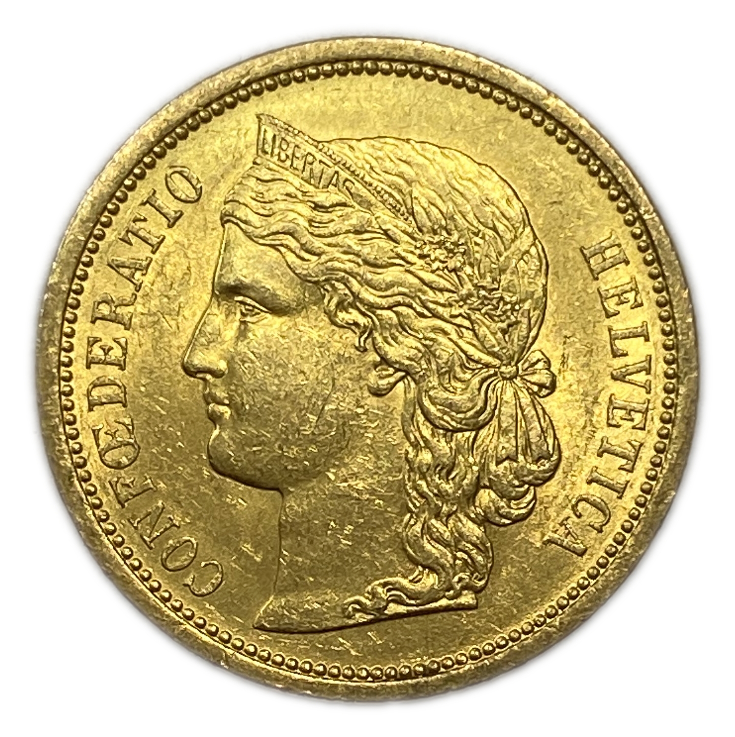 Switzerland - 20 Francs 1883 - Libertas - Gold 900, 6.45g, 21mm - 1 1