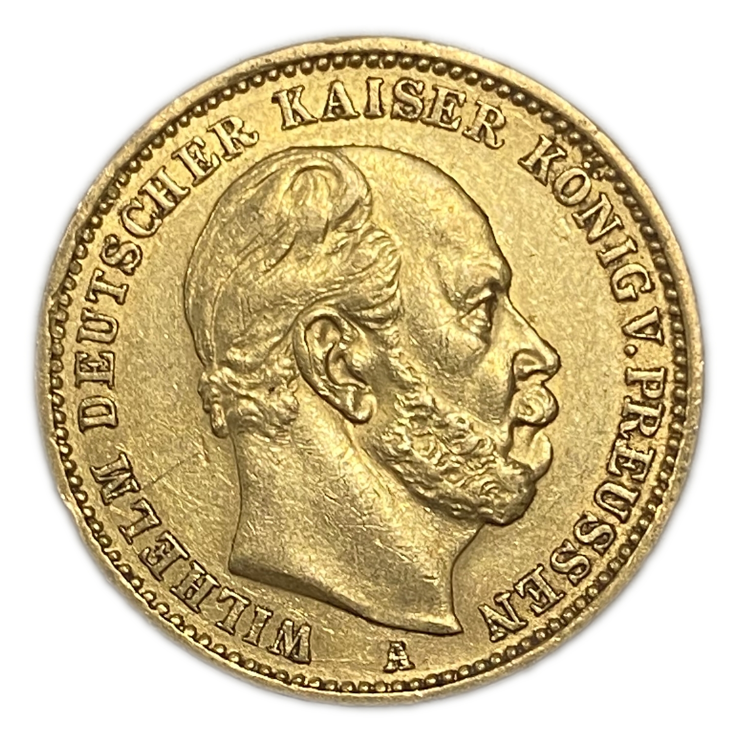 Germany Prussia – 20 Mark 1872 – Wilhelm I – Gold 900, 7.95g, 22mm - 1 1