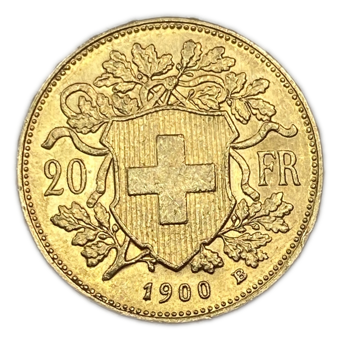 Switzerland - 20 Francs 1900 - Gold 900, 6.43g, 21mm - 1 0
