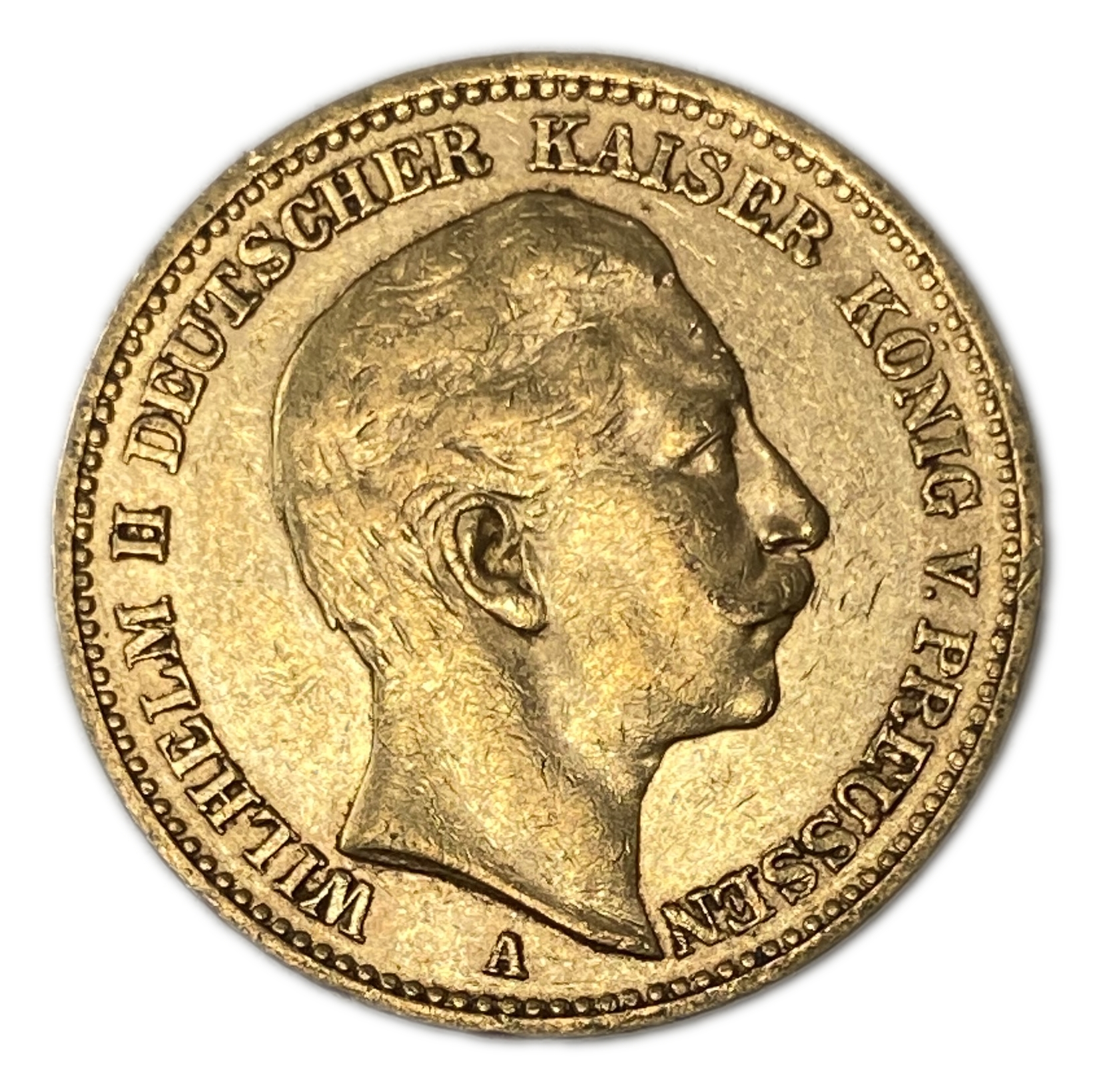 Germany Prussia – 20 Mark 1888 – Wilhelm I – Gold 900, 7.95g, 22mm - 1 1