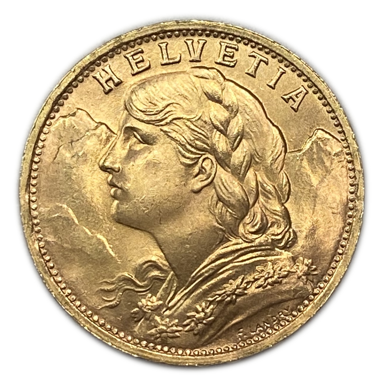 Switzerland - 20 Francs 1935 - Gold 900, 6.43g, 21mm - 1 1